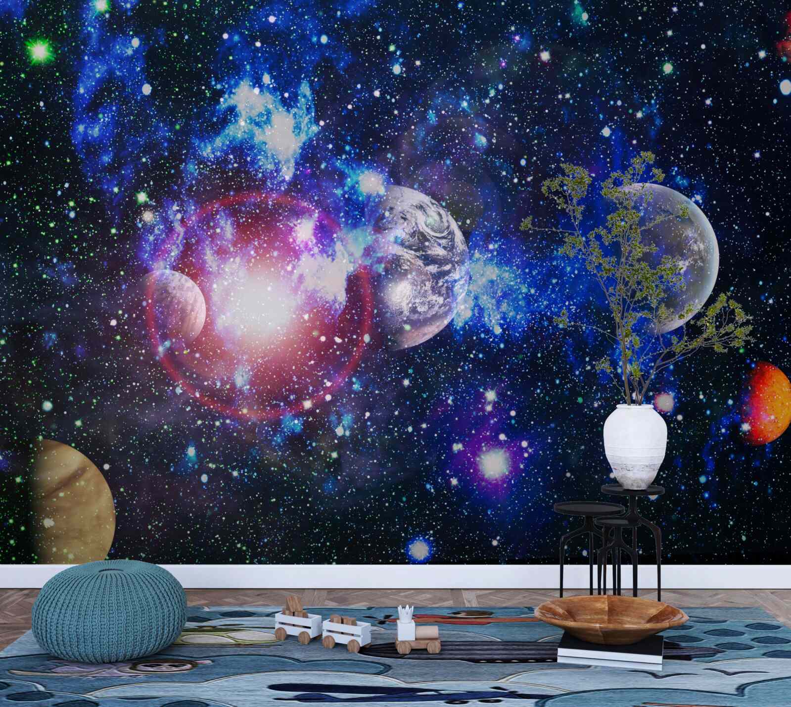 Papier peint un univers spacieux et mystérieux