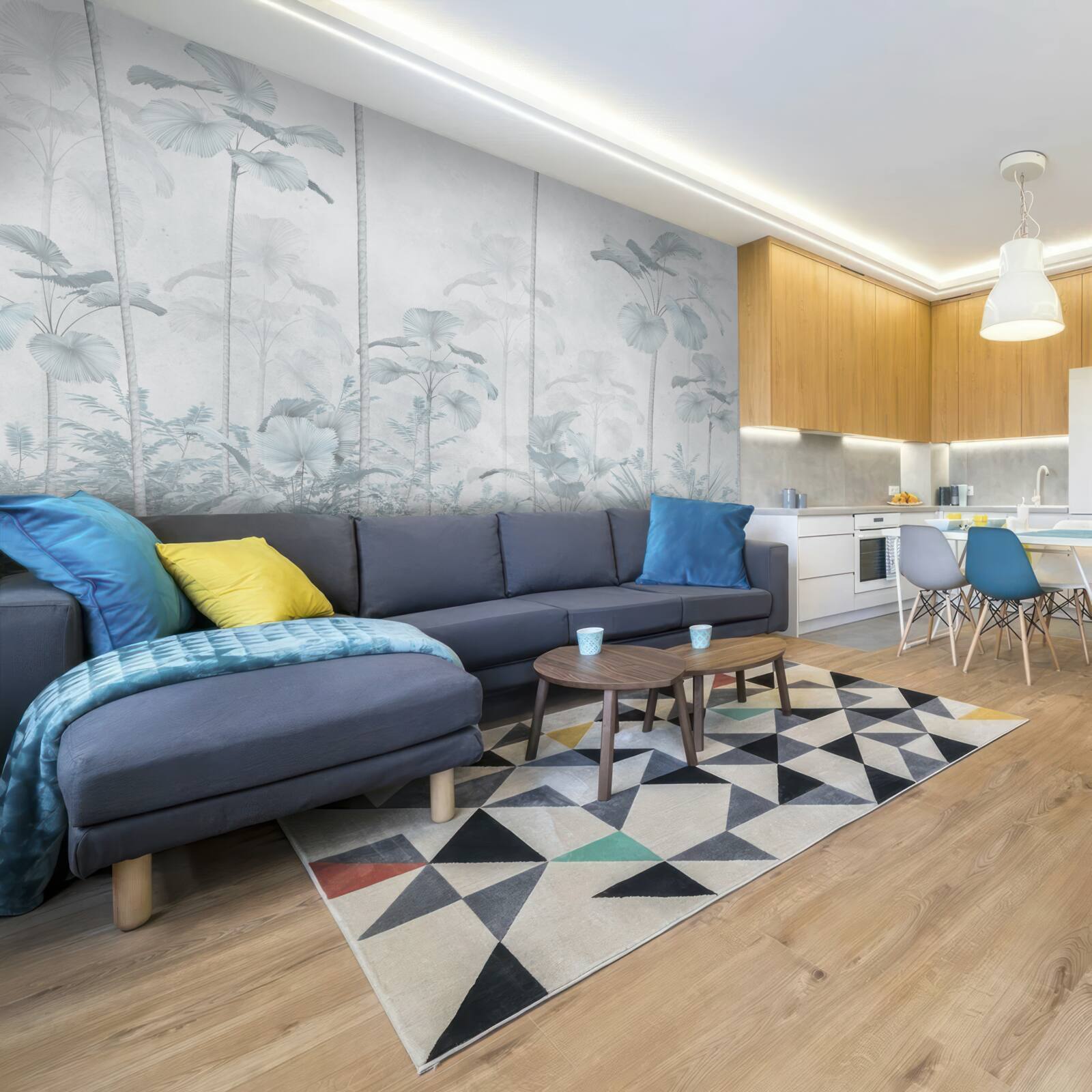 Papier peint brouillard dense dans la région tropicale