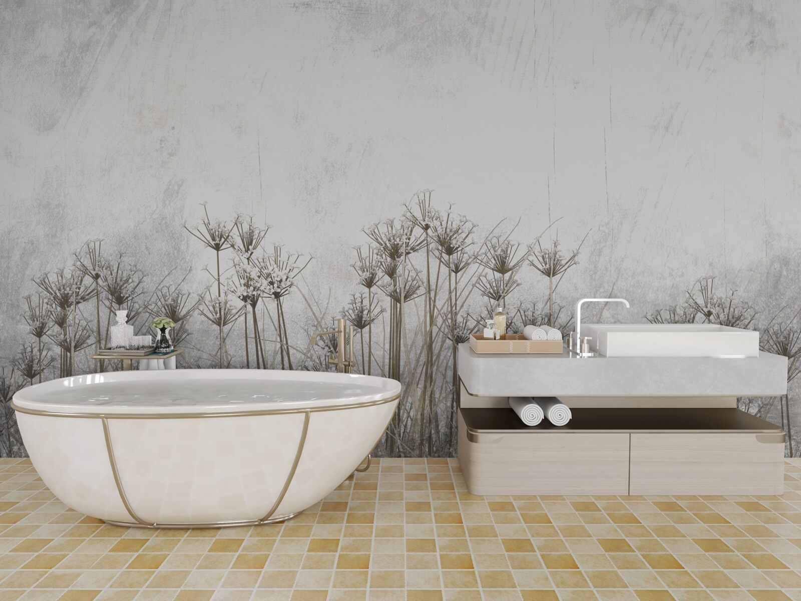 Papier peint délicats œufs de lait creux