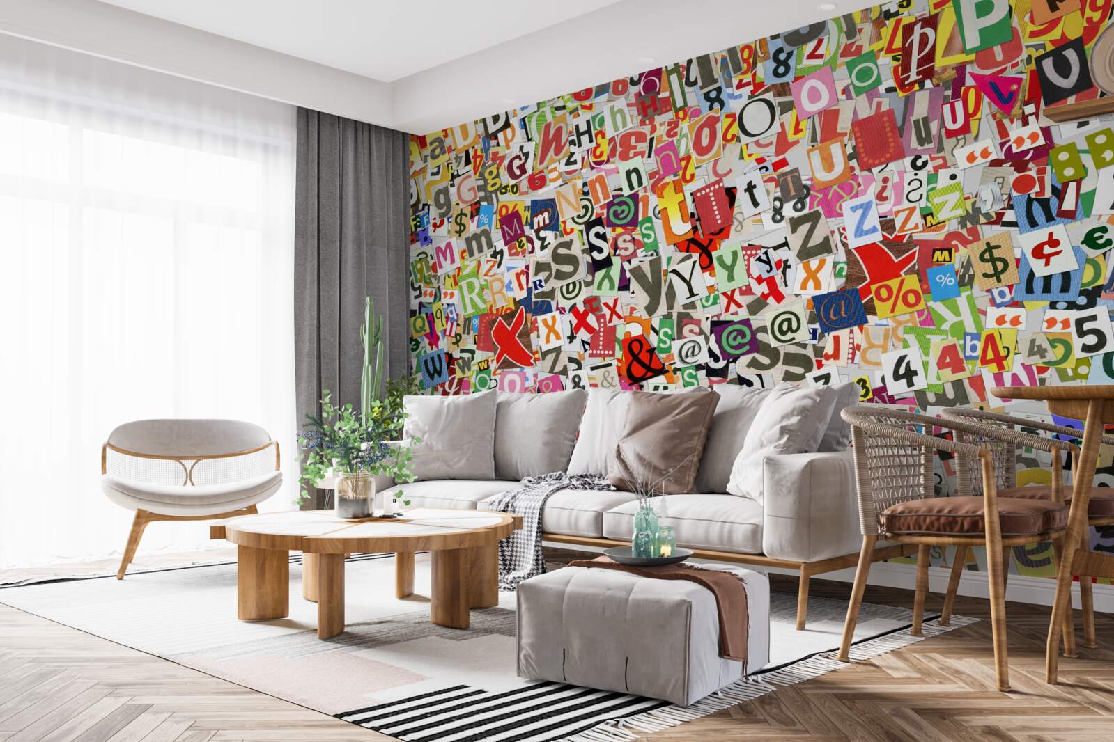 Papier peint les graffitis contiennent beaucoup de lettres et de chiffres