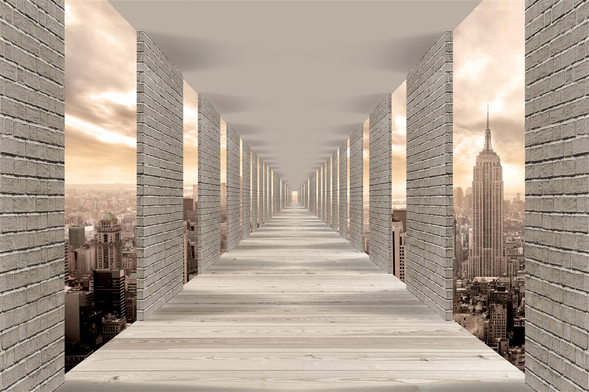 Papier peint le tunnel de new york