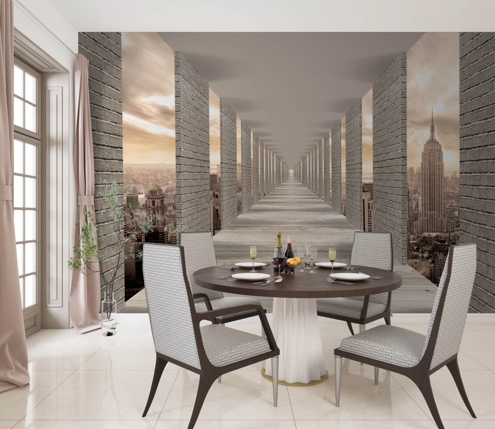 Papier peint le tunnel de new york