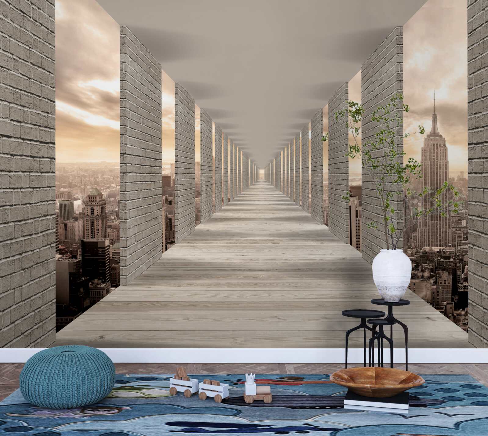 Papier peint le tunnel de new york