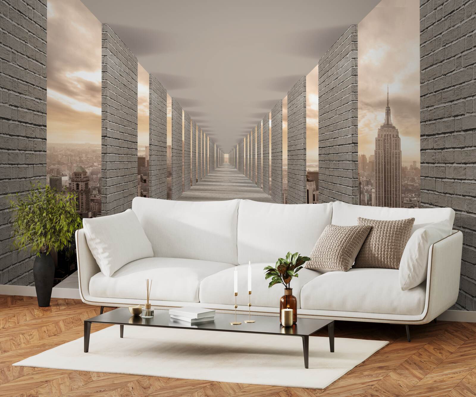 Papier peint le tunnel de new york