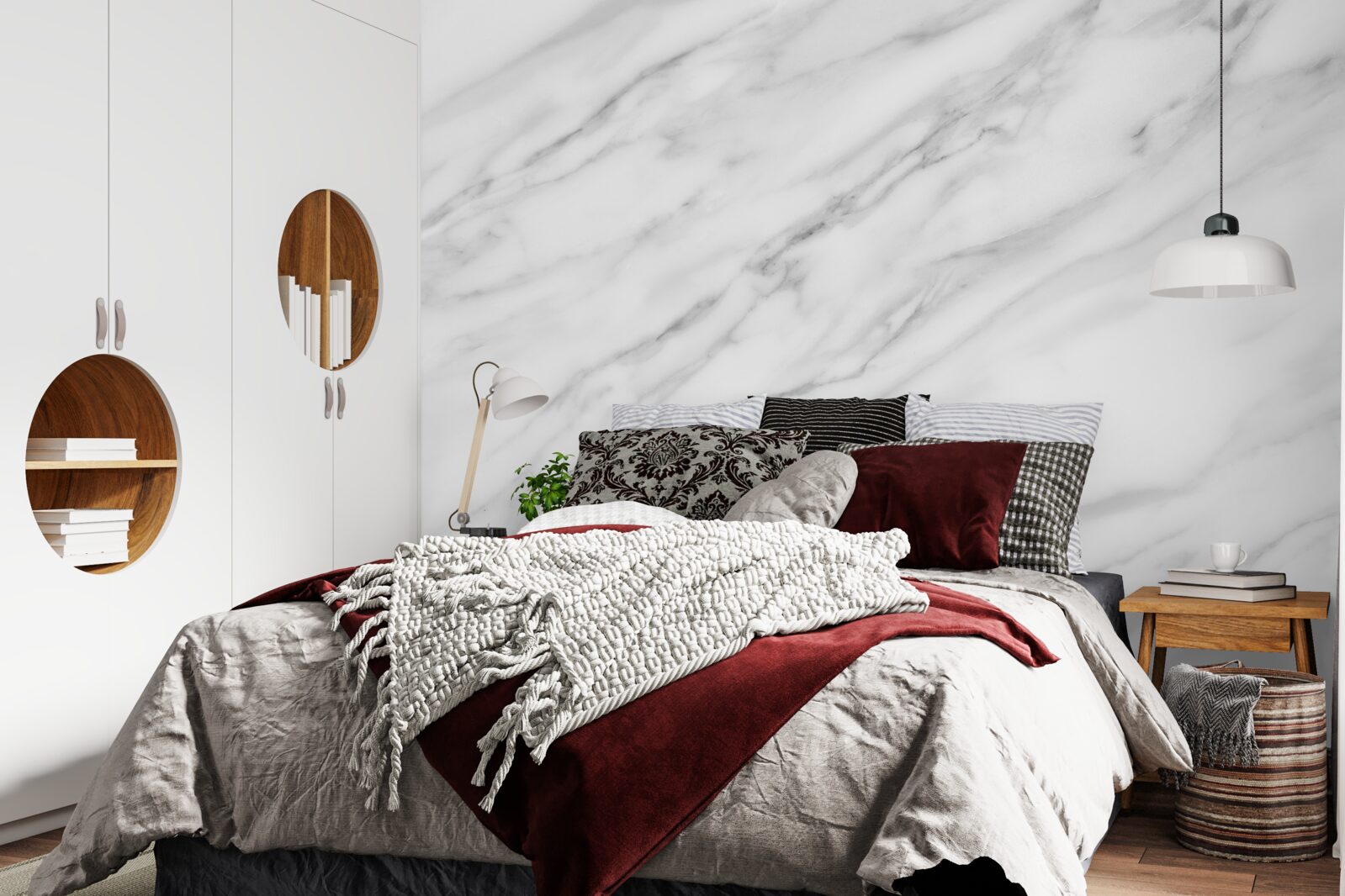 Papier peint texture fine sur pierre claire