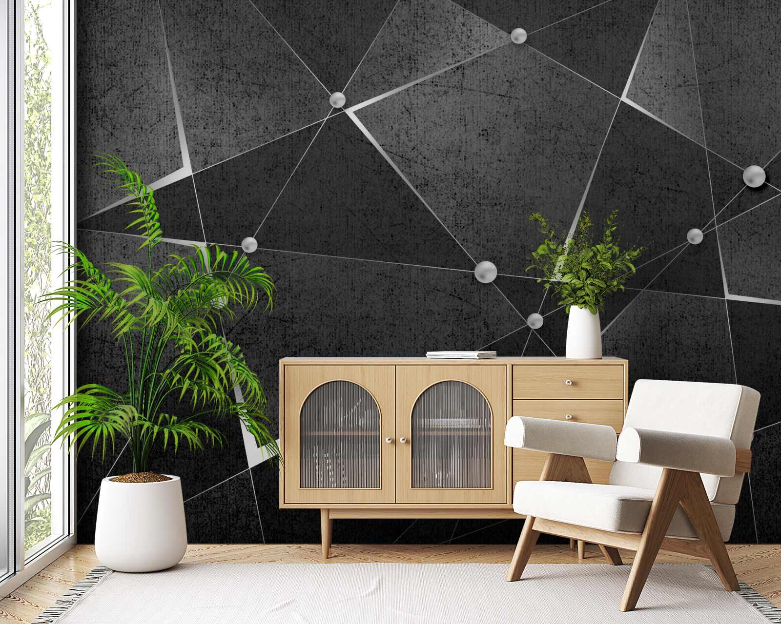 Papier peint économiseur d'écran vidéo abstrait noir