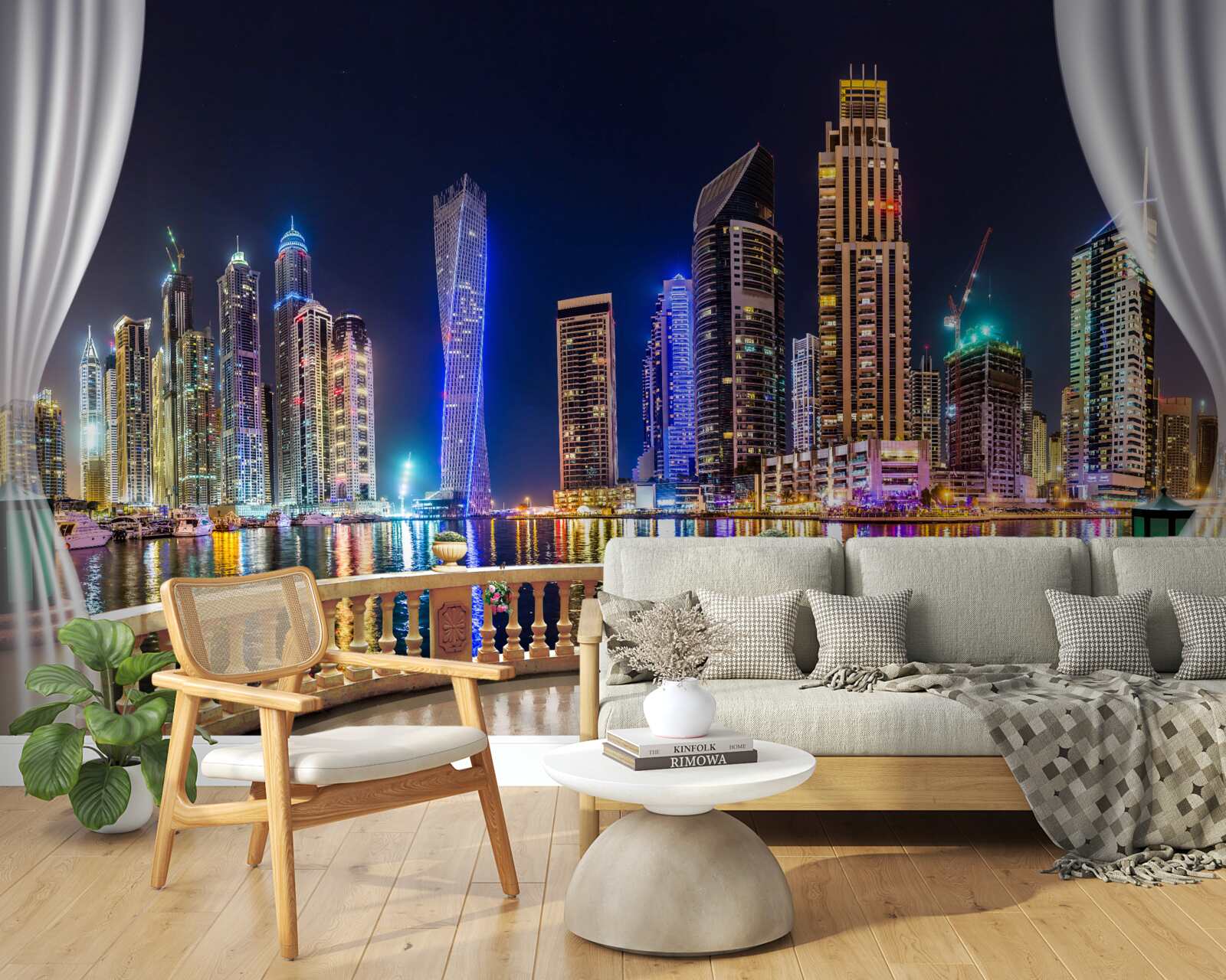 Papier peint la ville est incroyablement belle la nuit