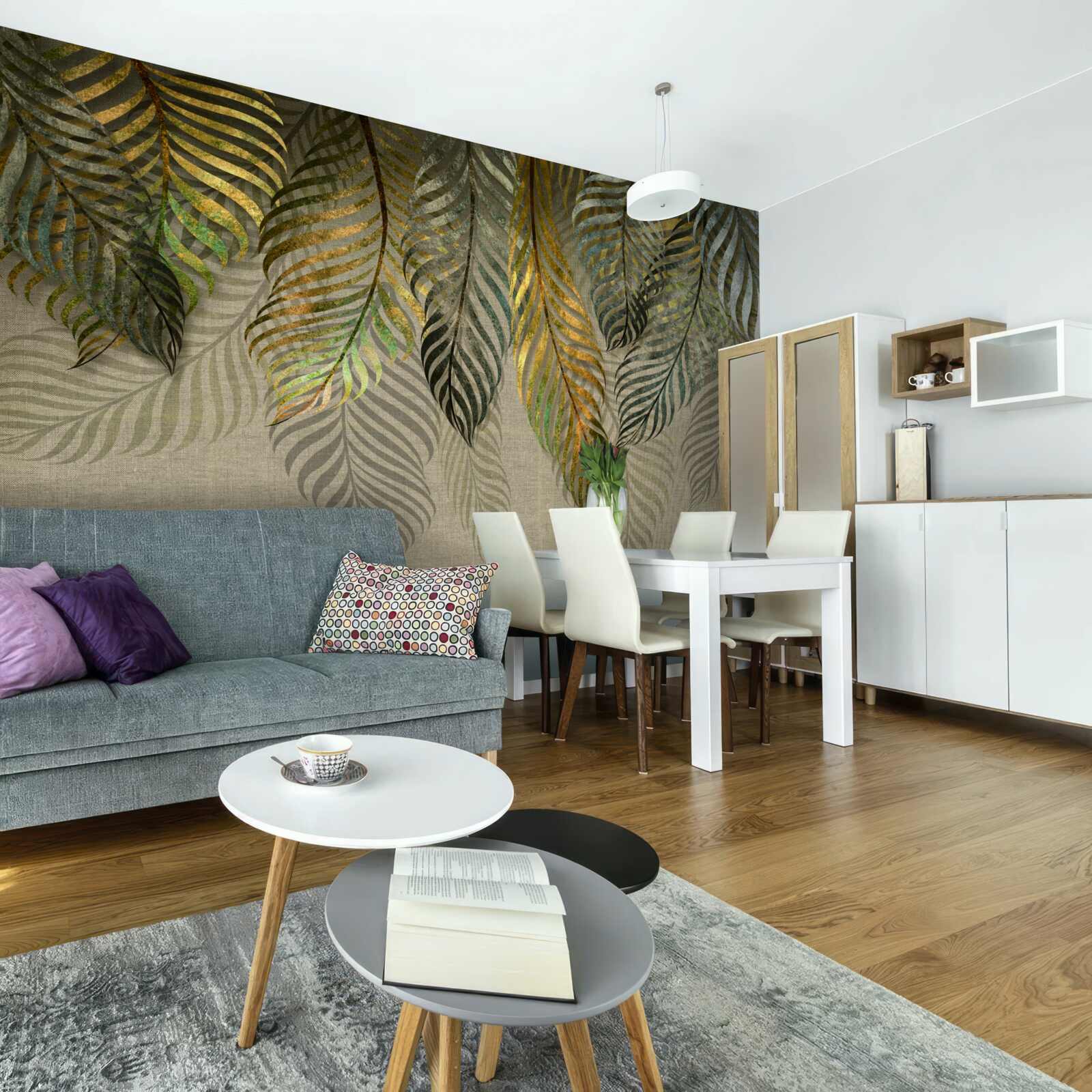 Papier peint les plumes mentent