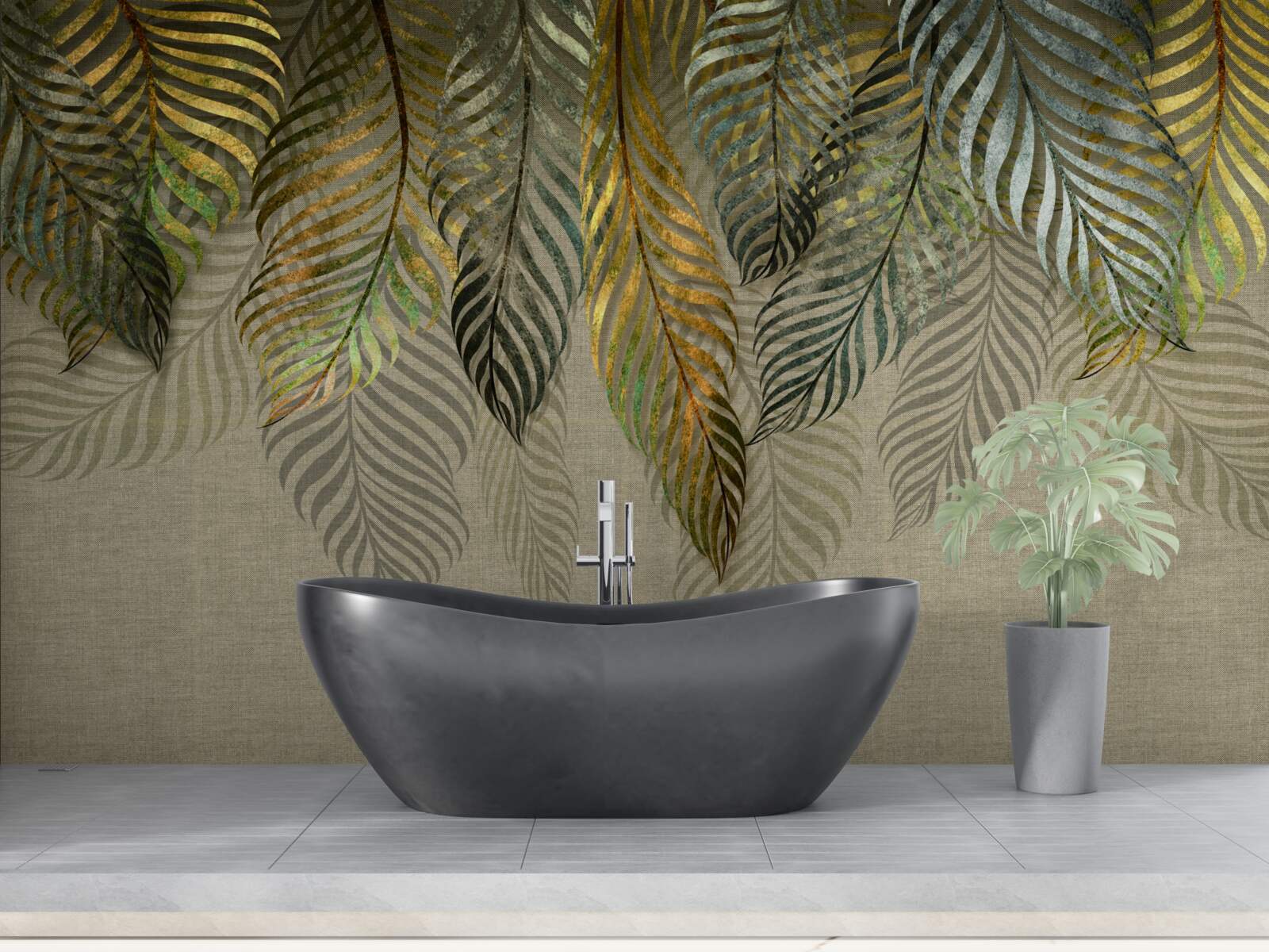 Papier peint les plumes mentent