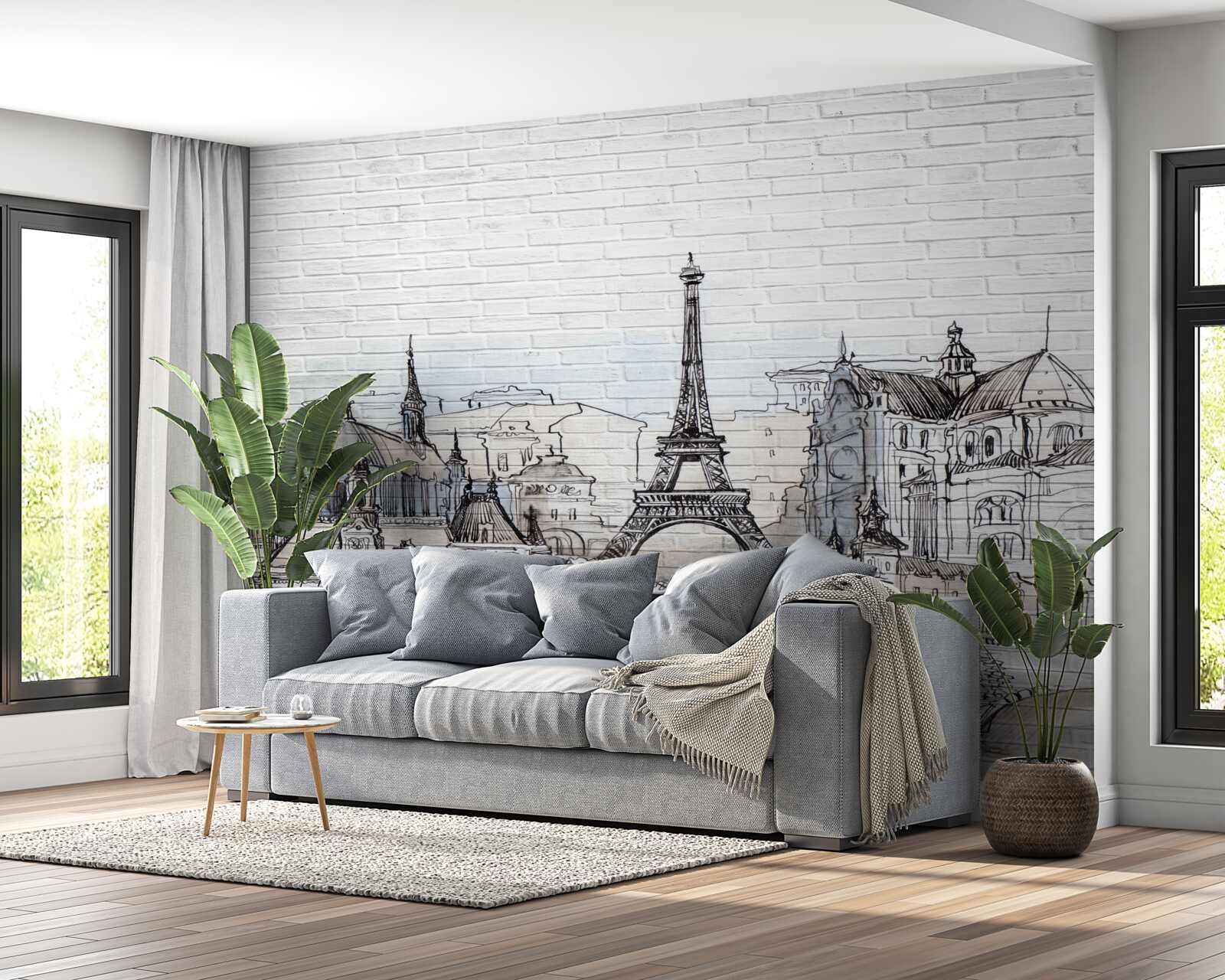 Papier peint photo des monuments de paris