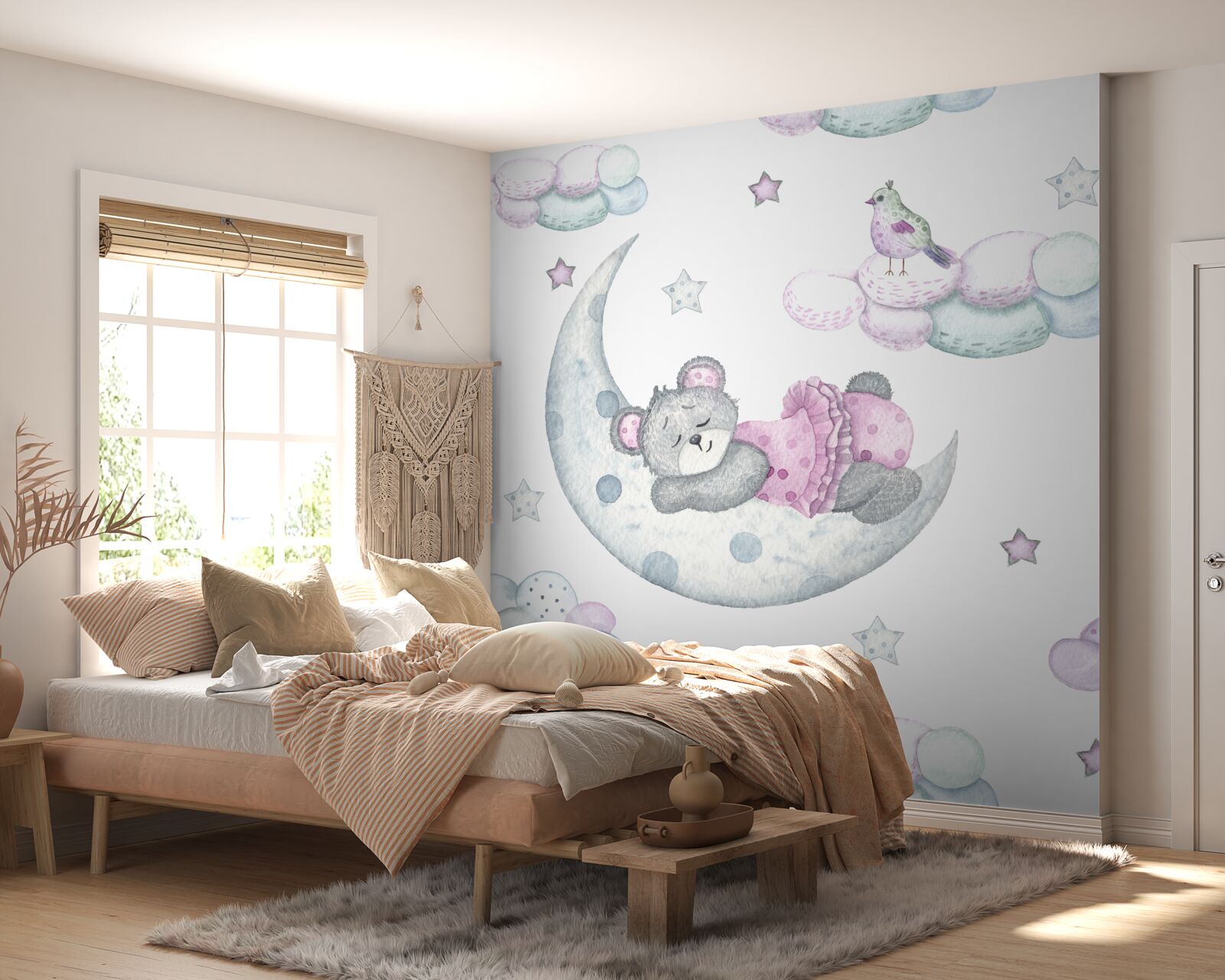 Papier peint sur le satellite de la terre roupille l'ours