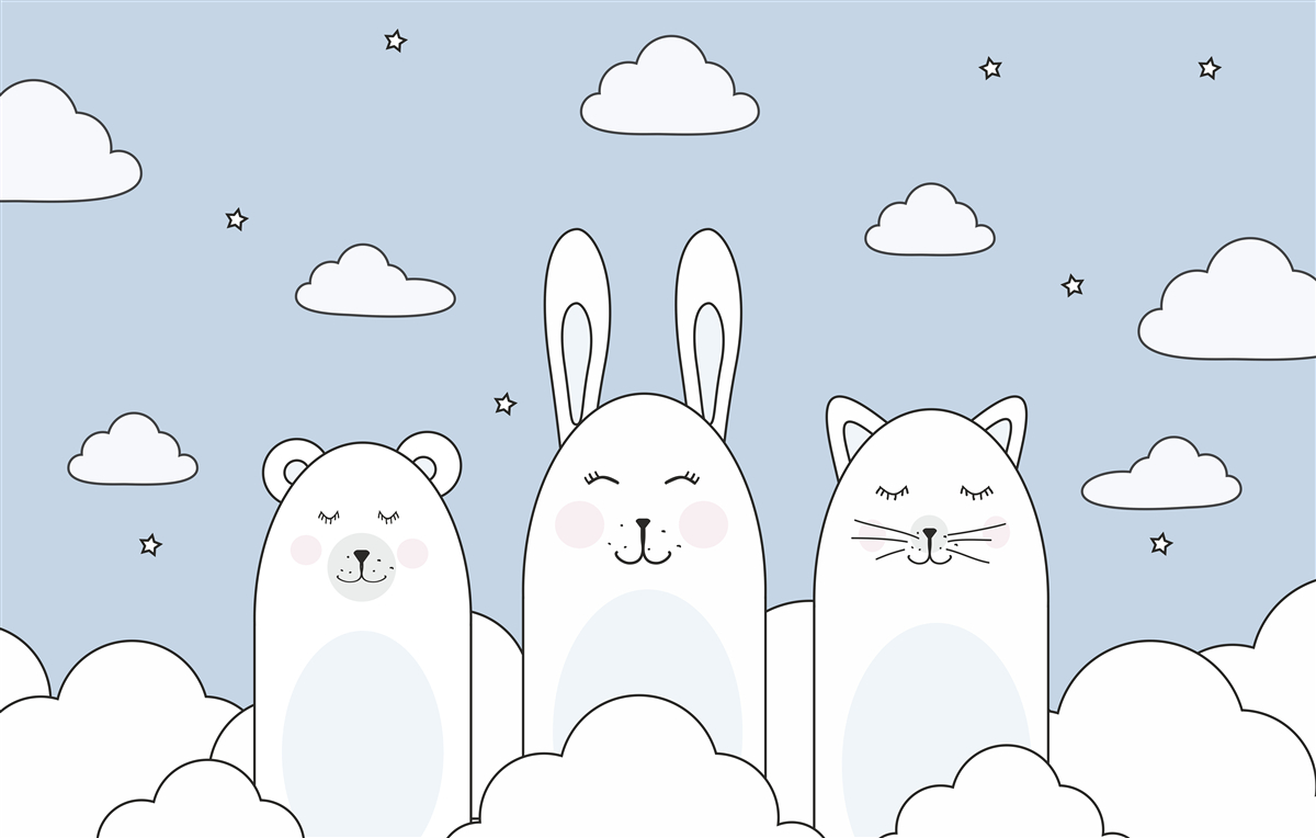 Papier peint les enfants dans l'émission