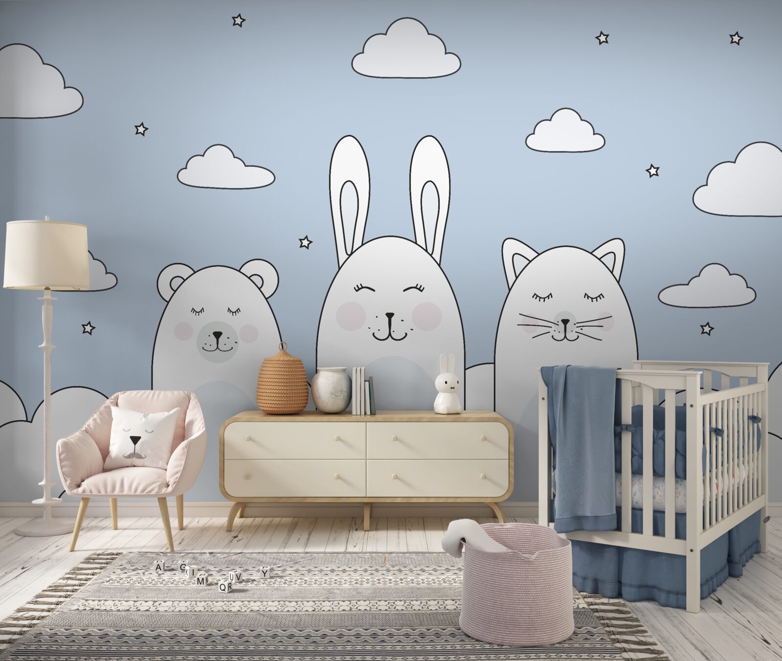 Papier peint les enfants dans l'émission