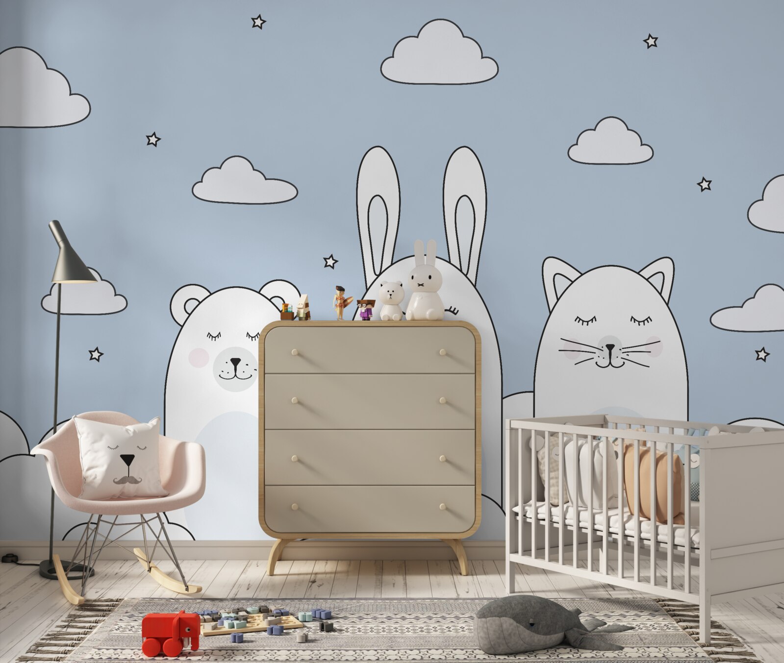 Papier peint les enfants dans l'émission