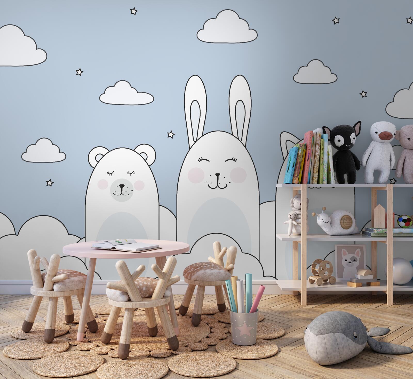 Papier peint les enfants dans l'émission