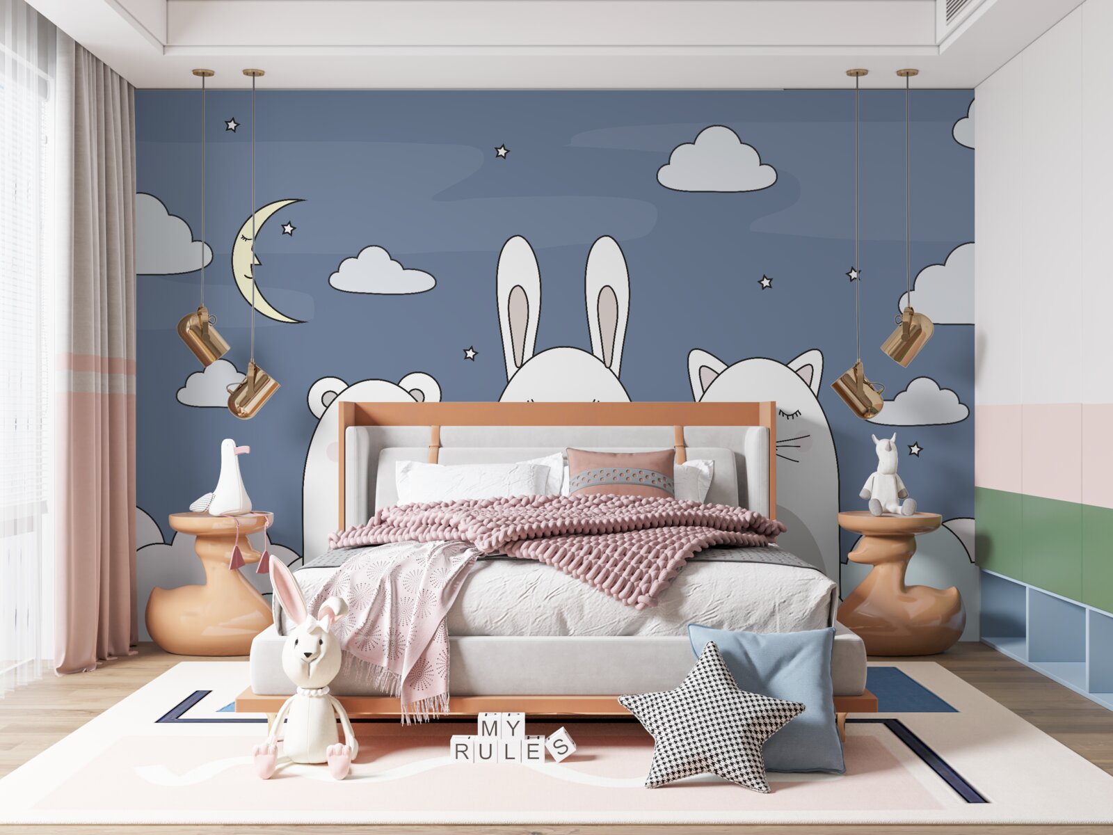 Papier peint animaux dans le ravin