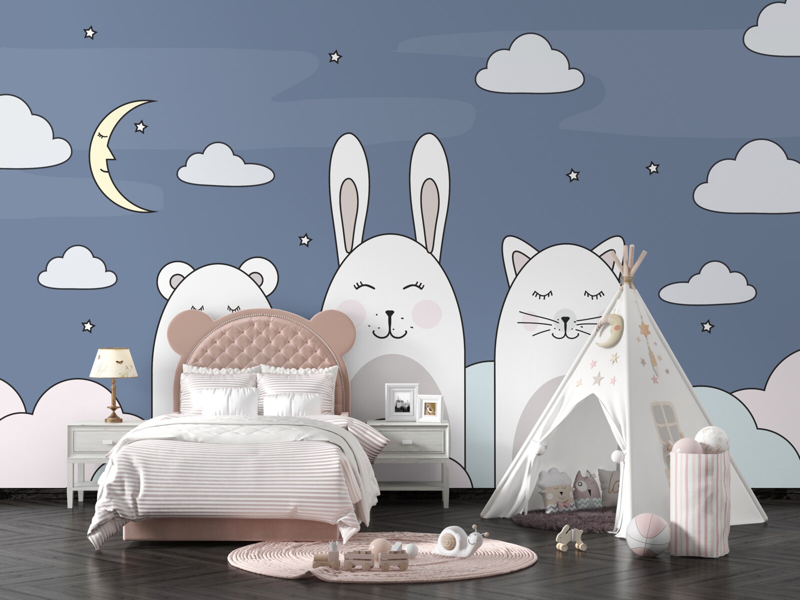 Papier peint animaux dans le ravin