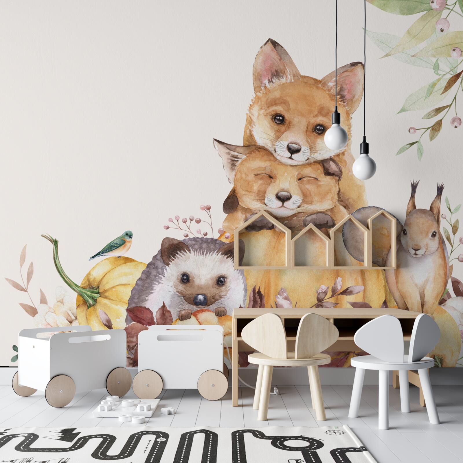 Papier peint les animaux de la beauté et de la gentillesse