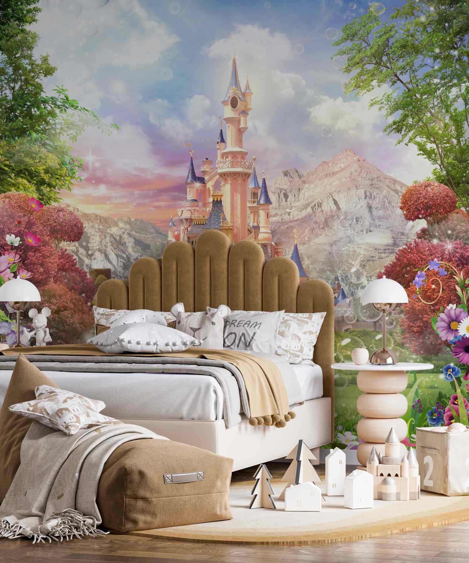 Papier peint très belle chambre