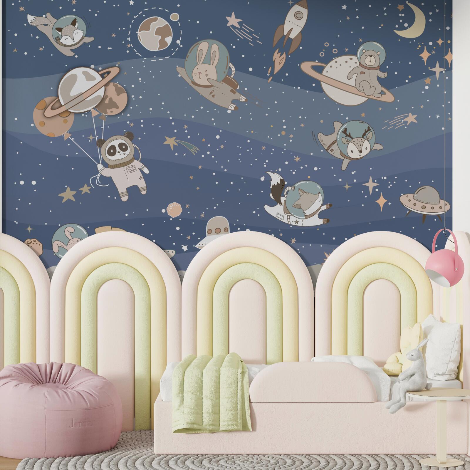 Papier peint les différentes créatures de l'univers