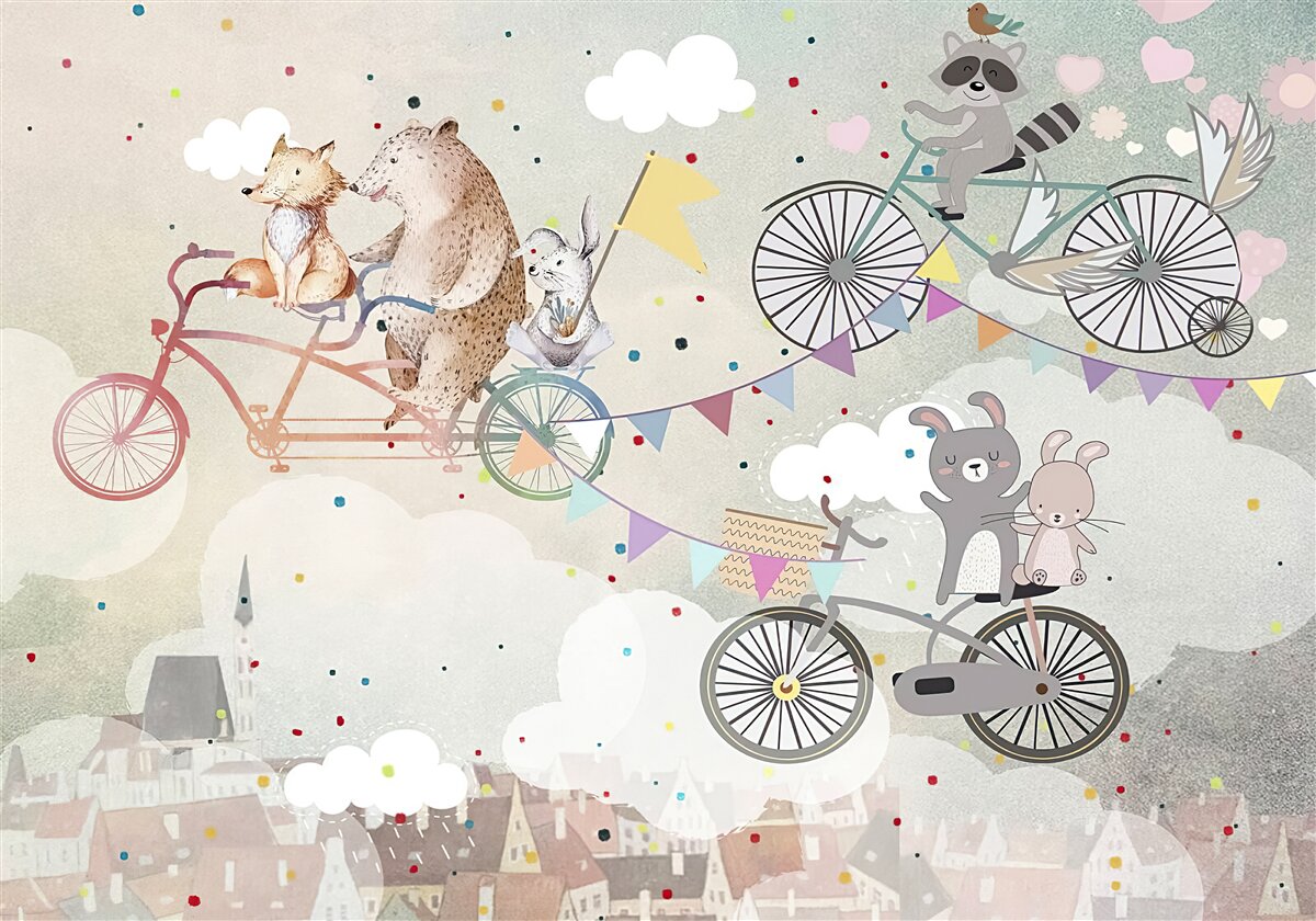 Papier peint créatures sur les véhicules à deux roues