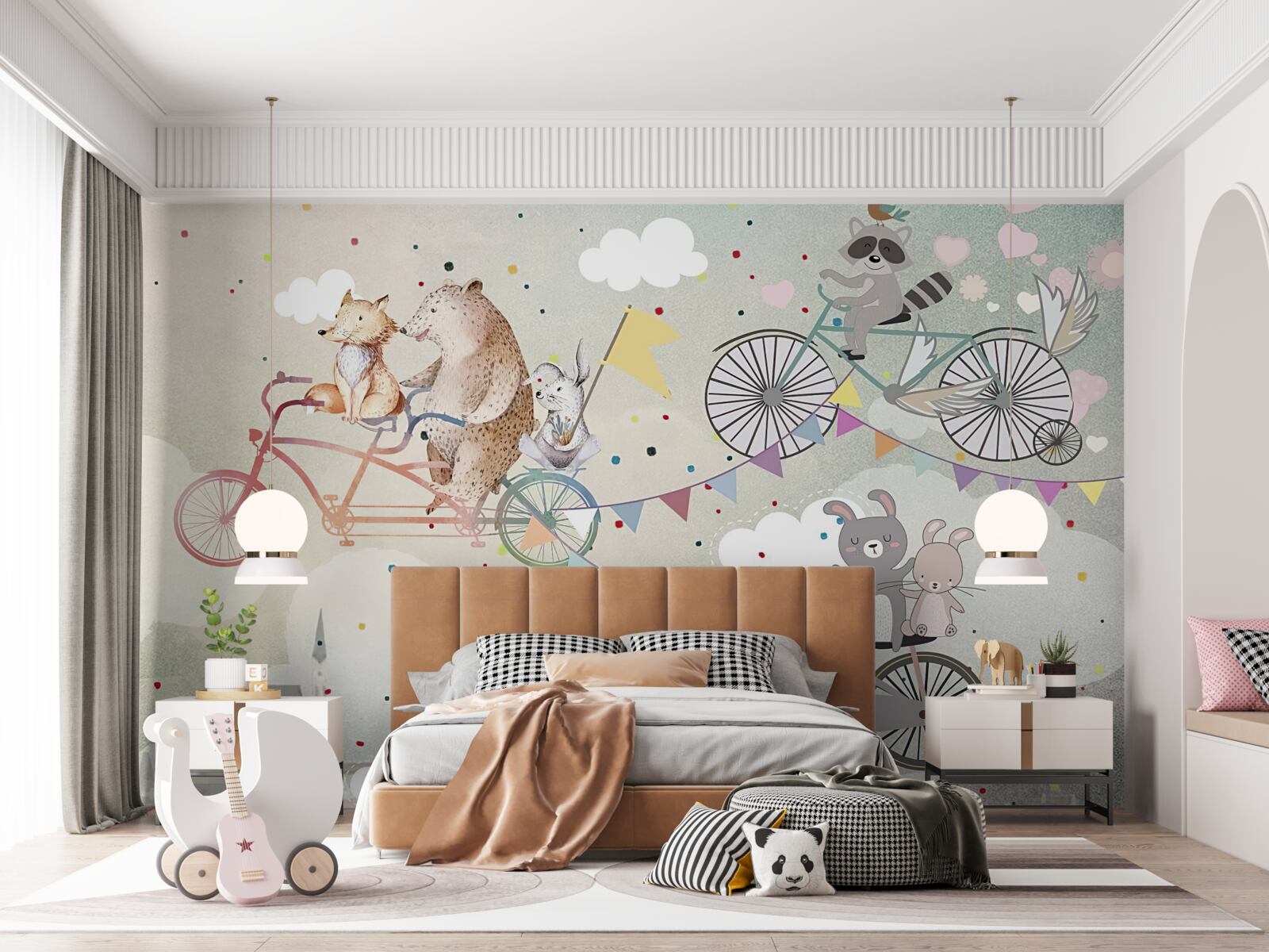 Papier peint créatures sur les véhicules à deux roues