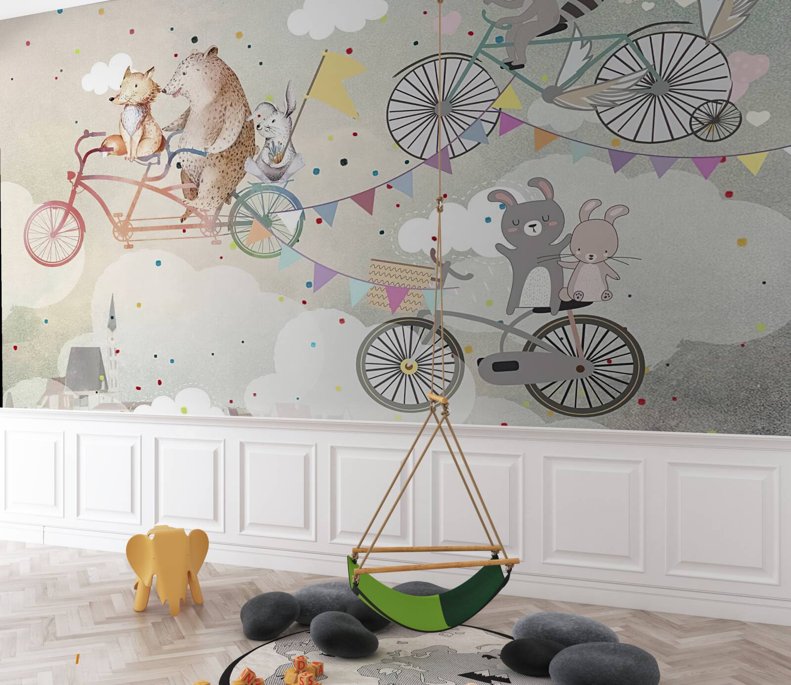 Papier peint créatures sur les véhicules à deux roues