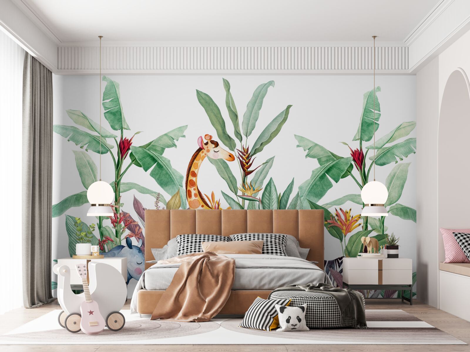 Papier peint les créatures de la nature profitent de ses plaisirs