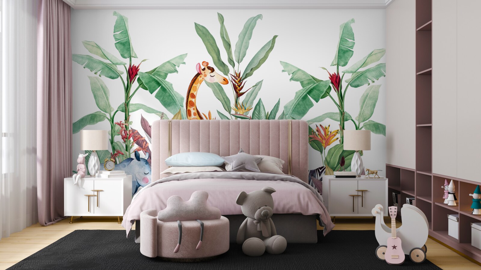 Papier peint les créatures de la nature profitent de ses plaisirs