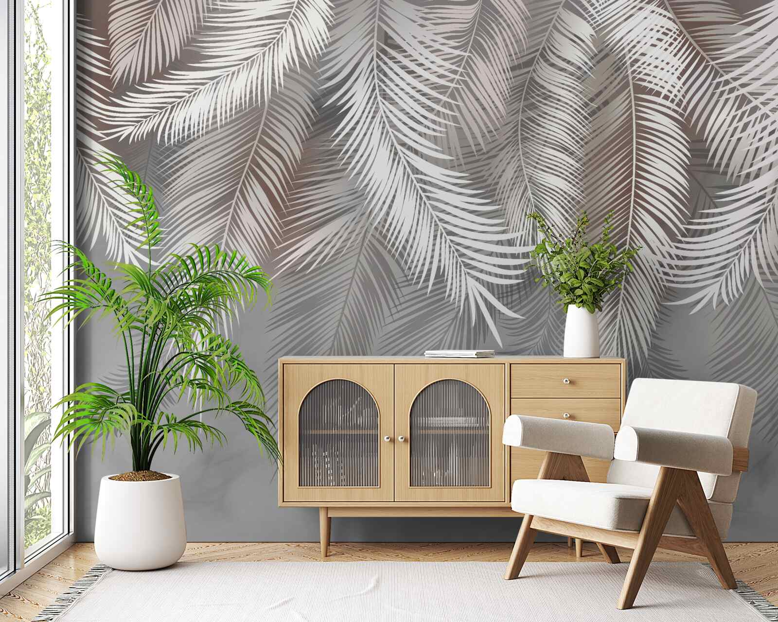 Papier peint le bar à l'arrière-plan est gris