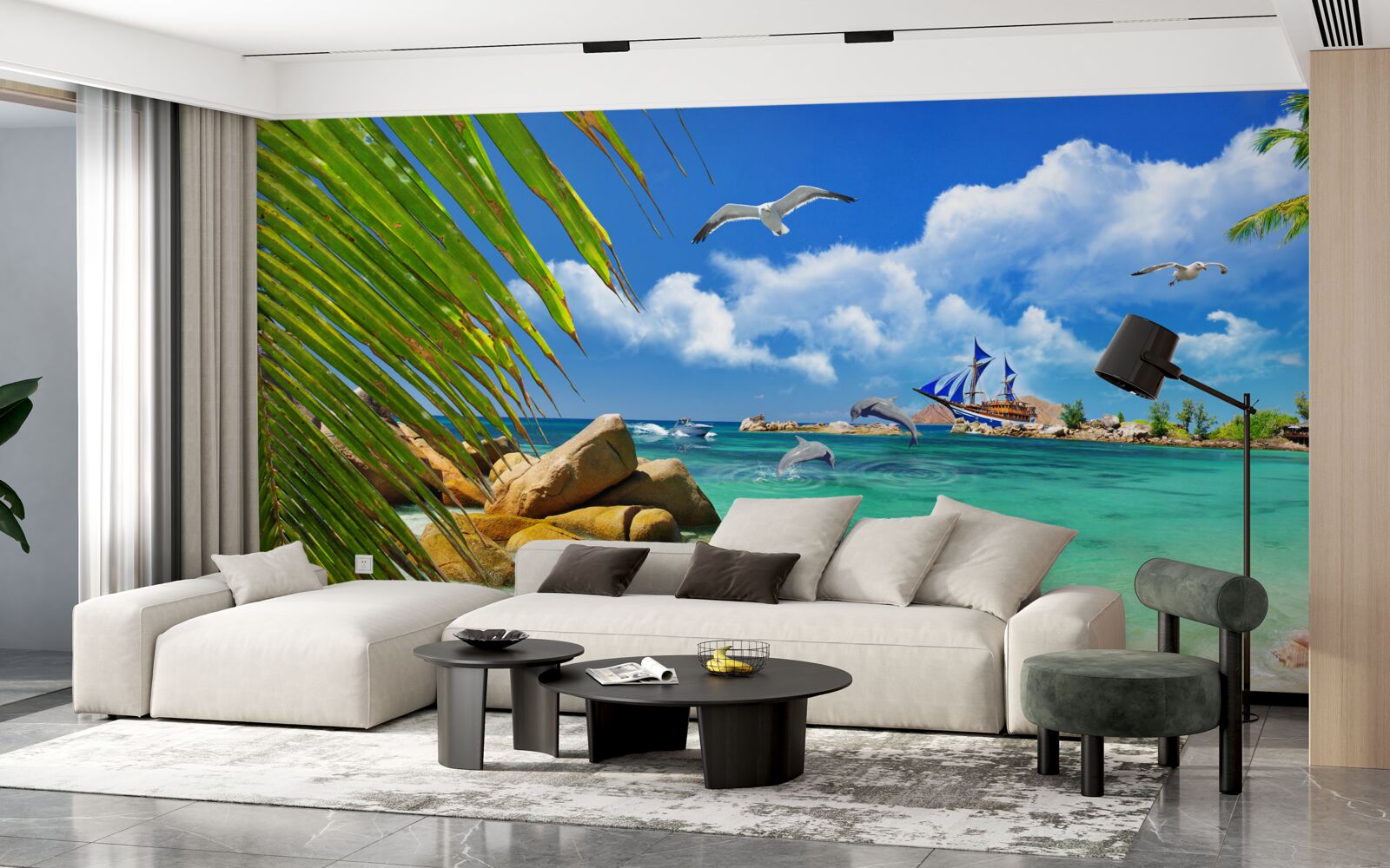 Papier peint zones océaniques et tropicales