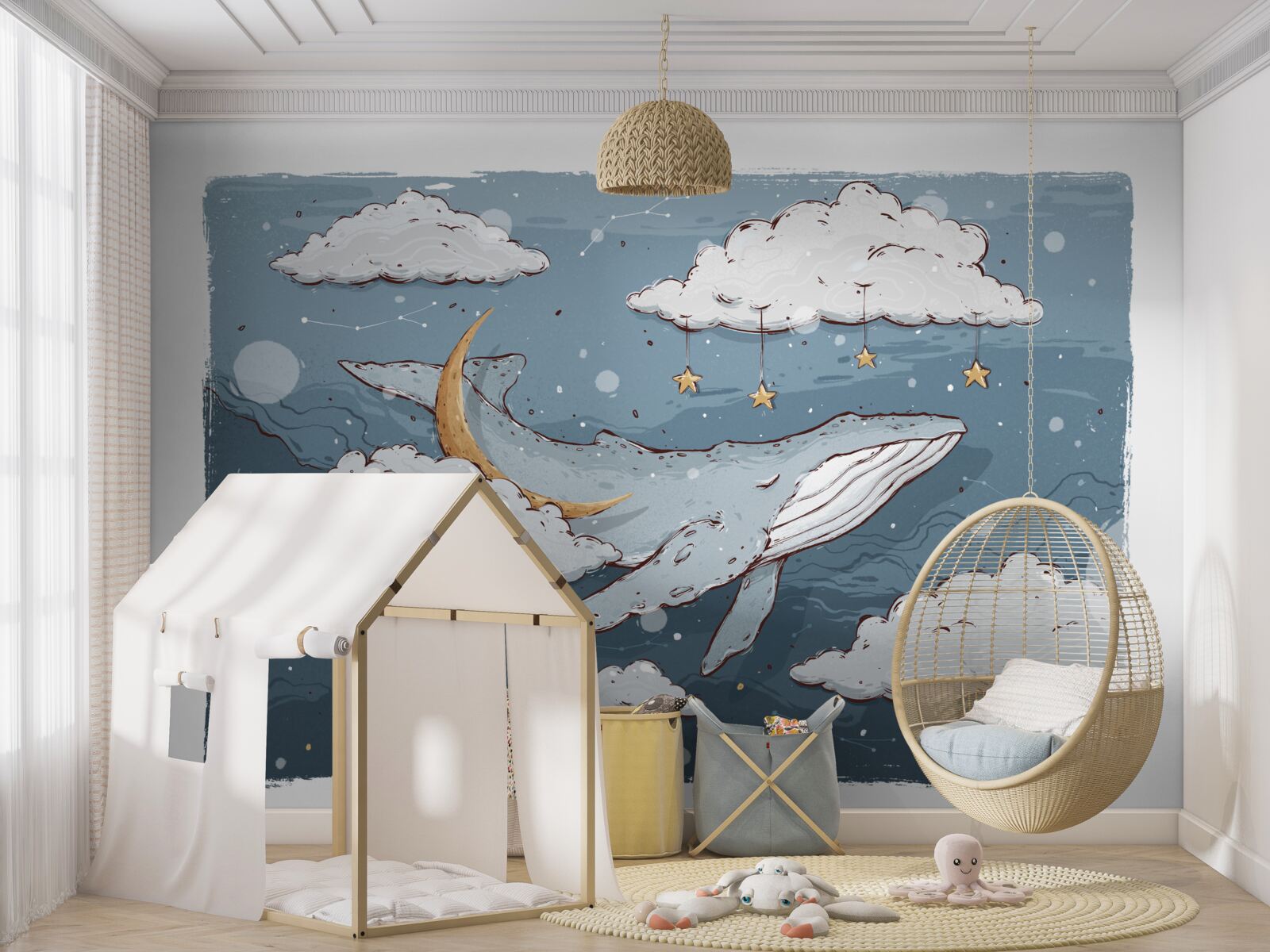 Papier peint flaque d'eau trouble