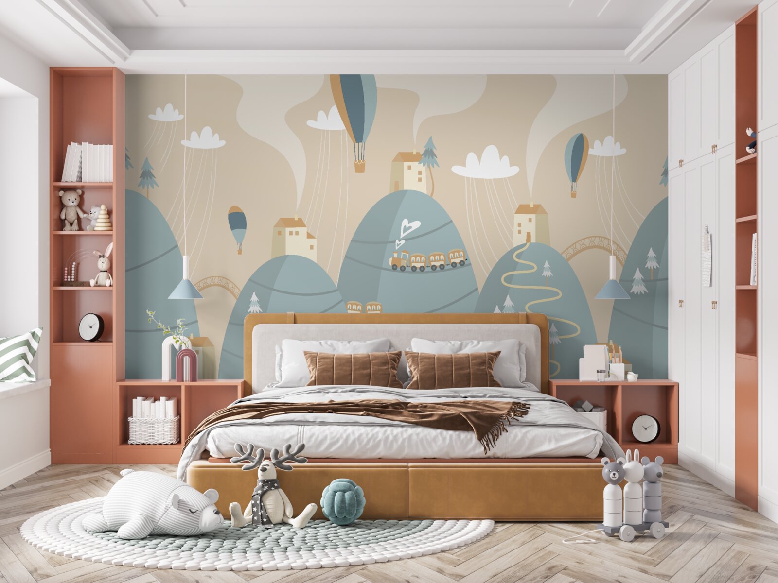 Papier peint monde extraordinaire