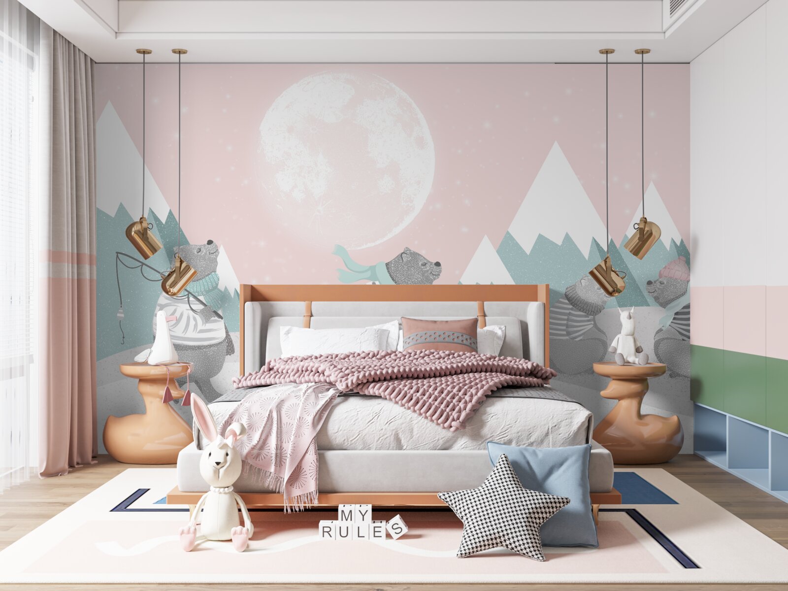 Papier peint ours de montagne