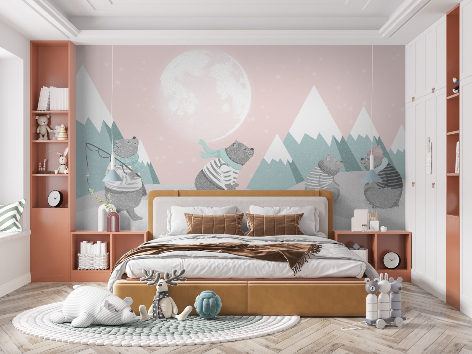 Papier peint ours de montagne