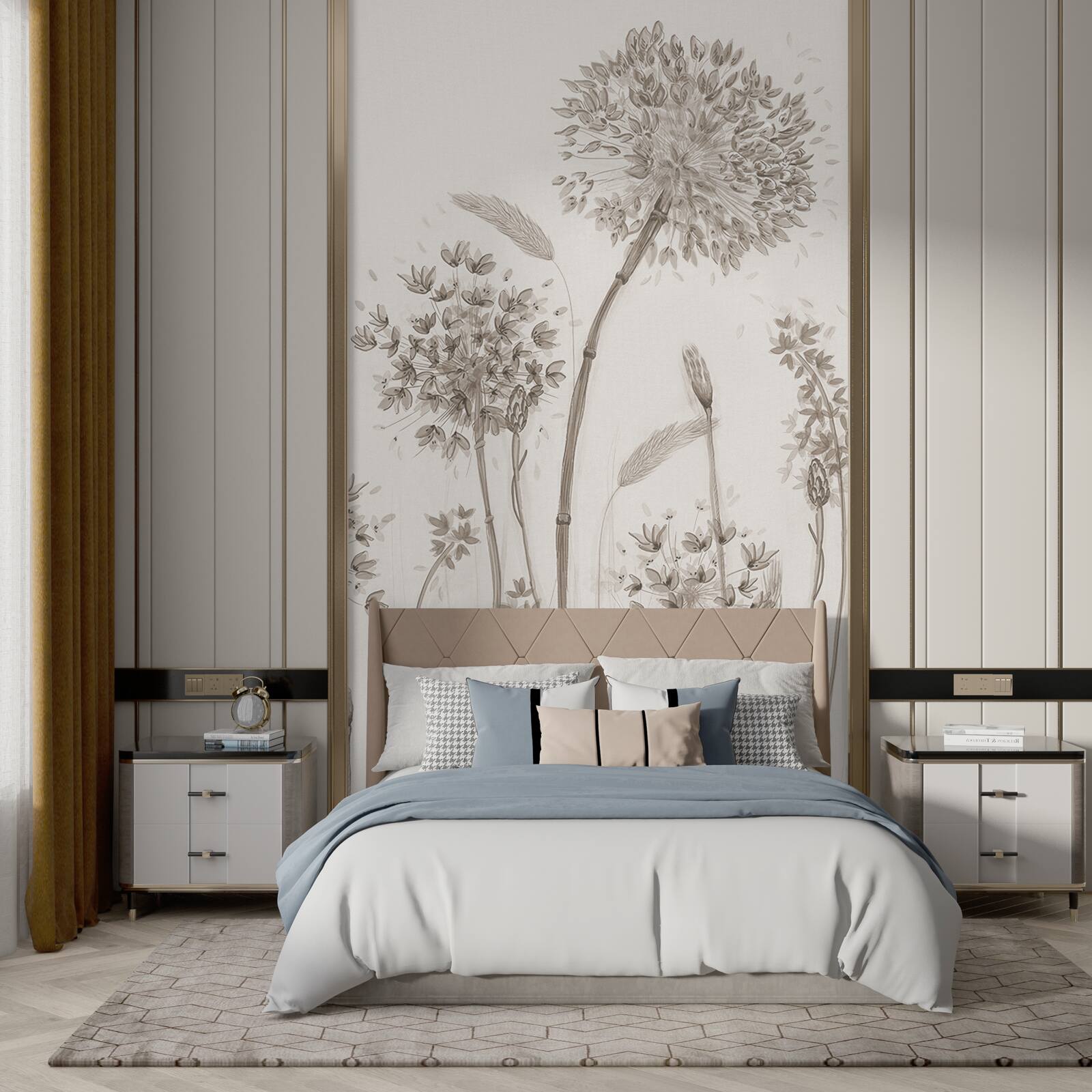 Papier peint une flore unique