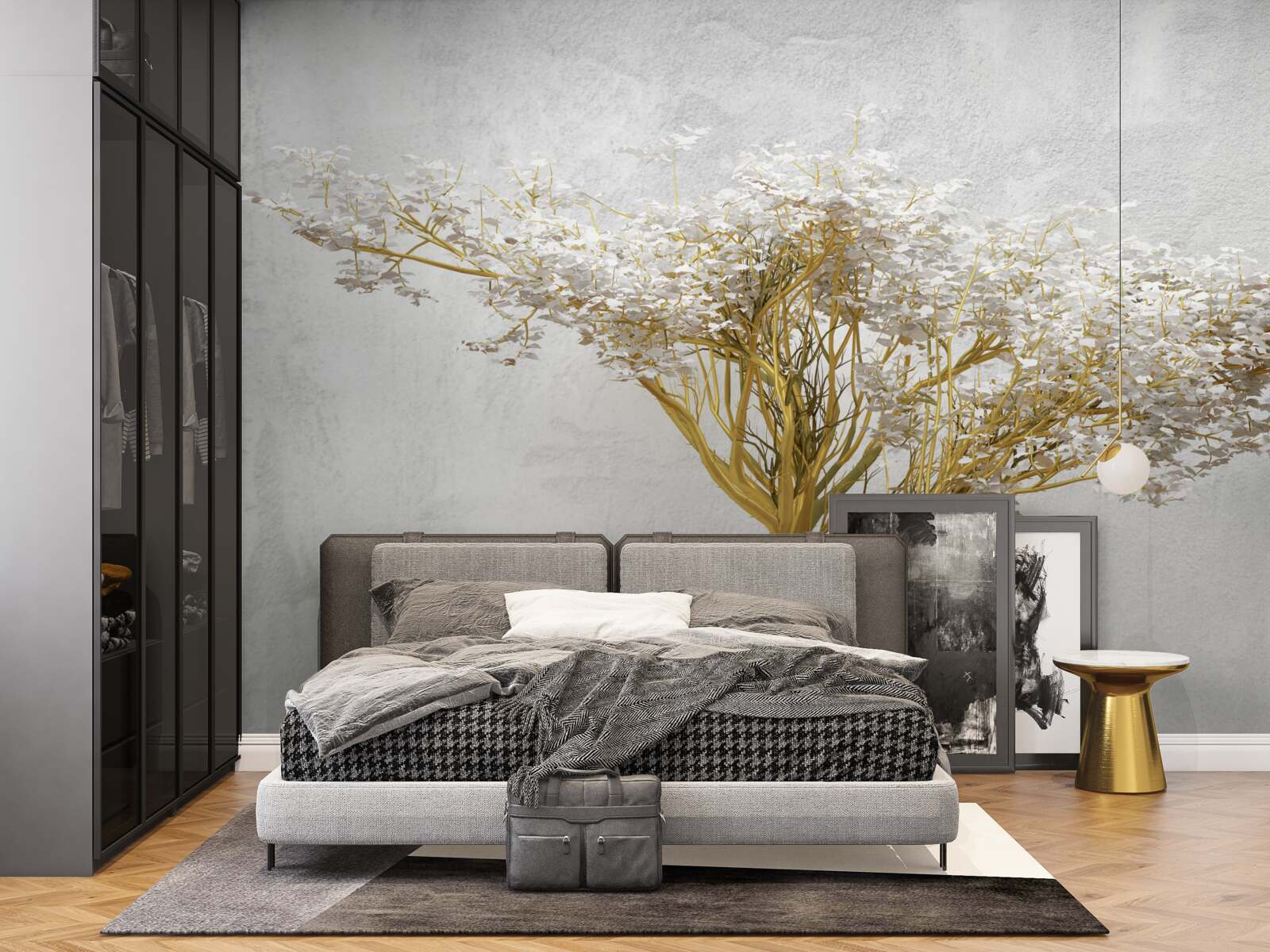 Papier peint un arbre fascinant en pleine floraison