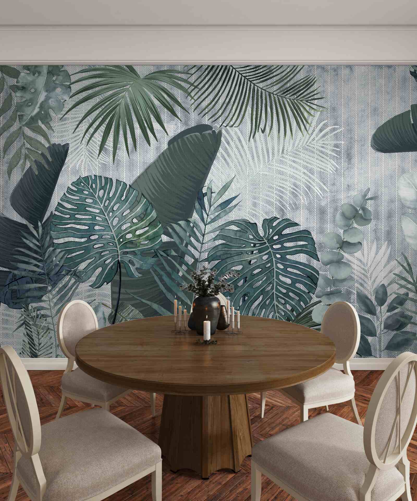 Papier peint la fertilité des plantes dans la jungle