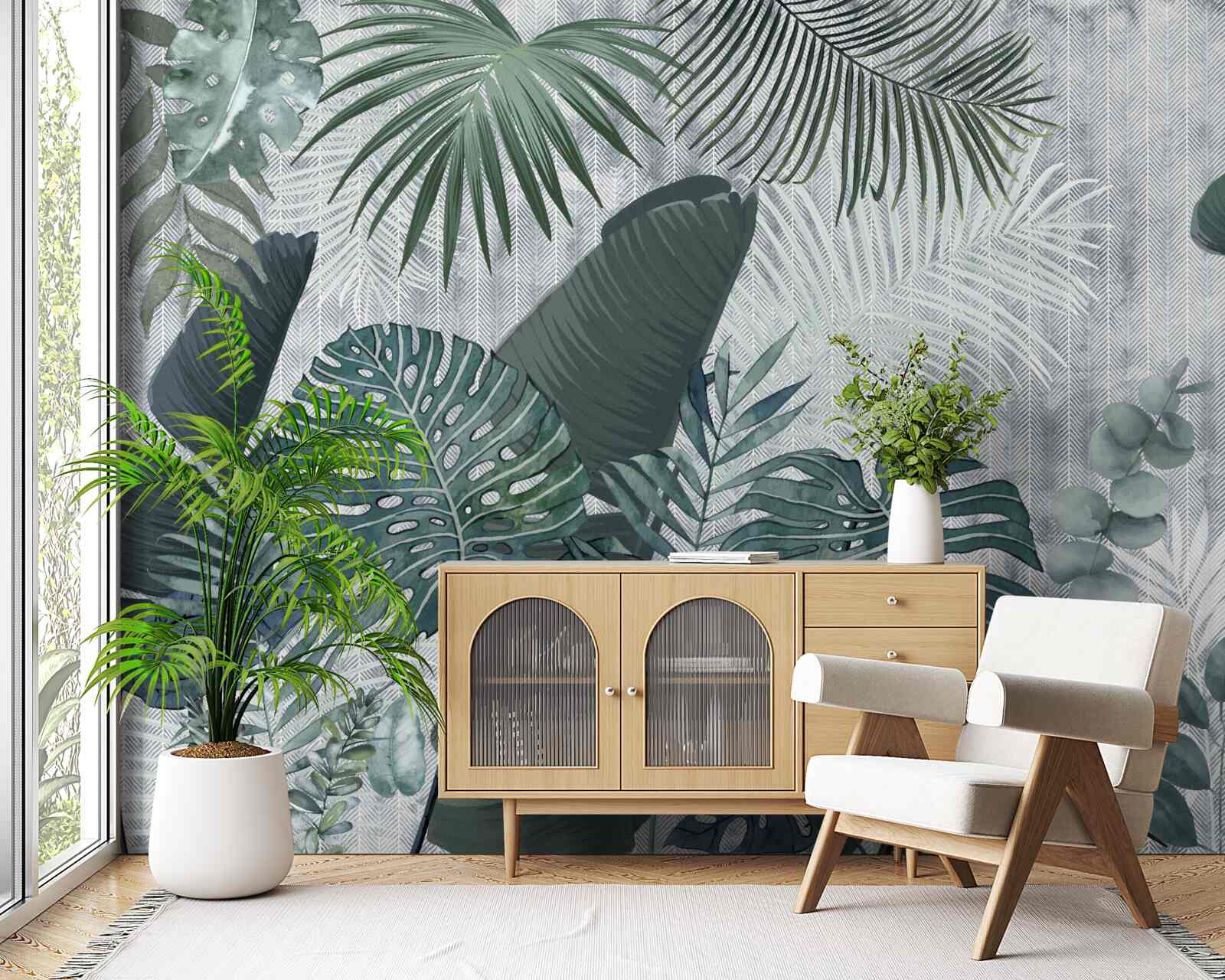 Papier peint la fertilité des plantes dans la jungle