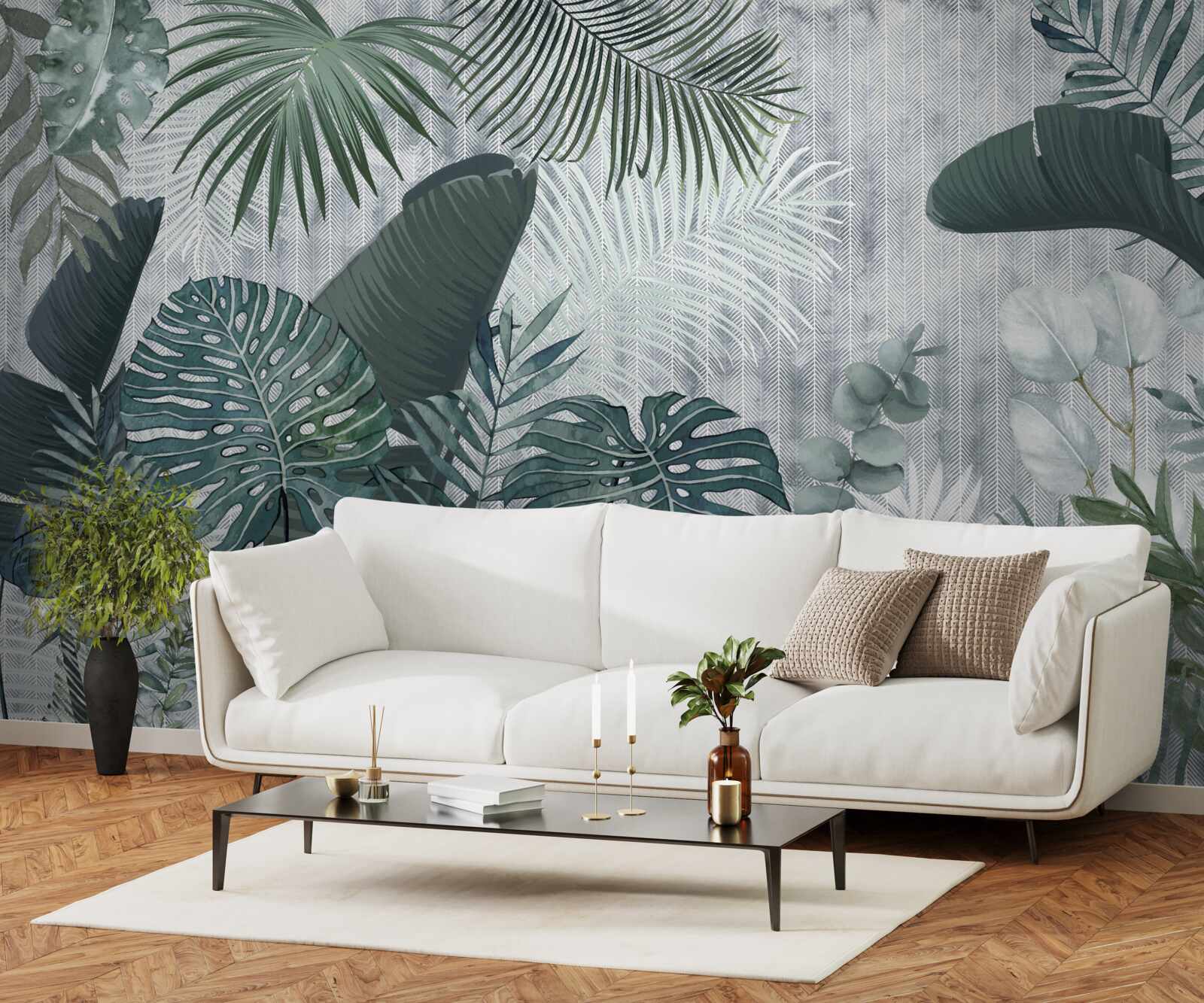 Papier peint la fertilité des plantes dans la jungle