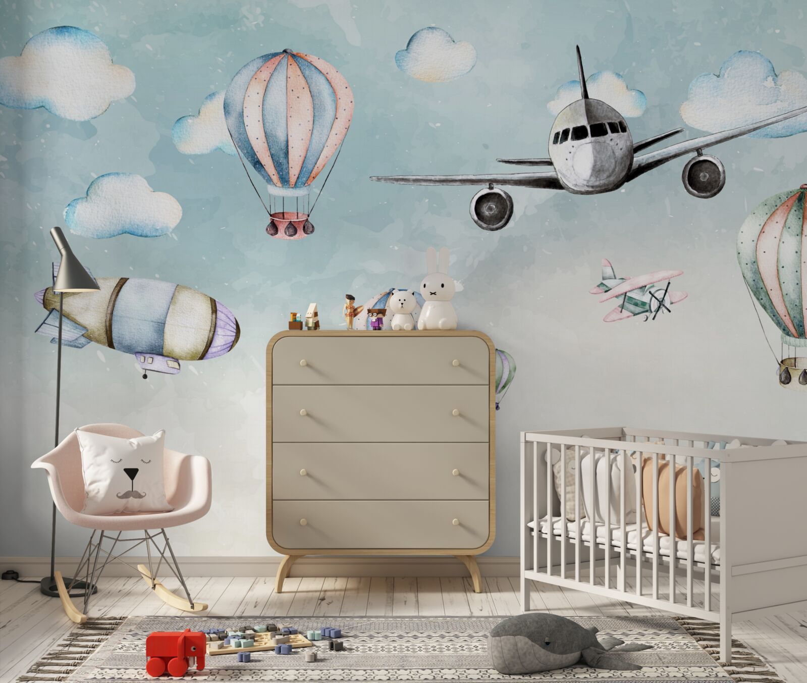 Papier peint les différents types de transport aérien