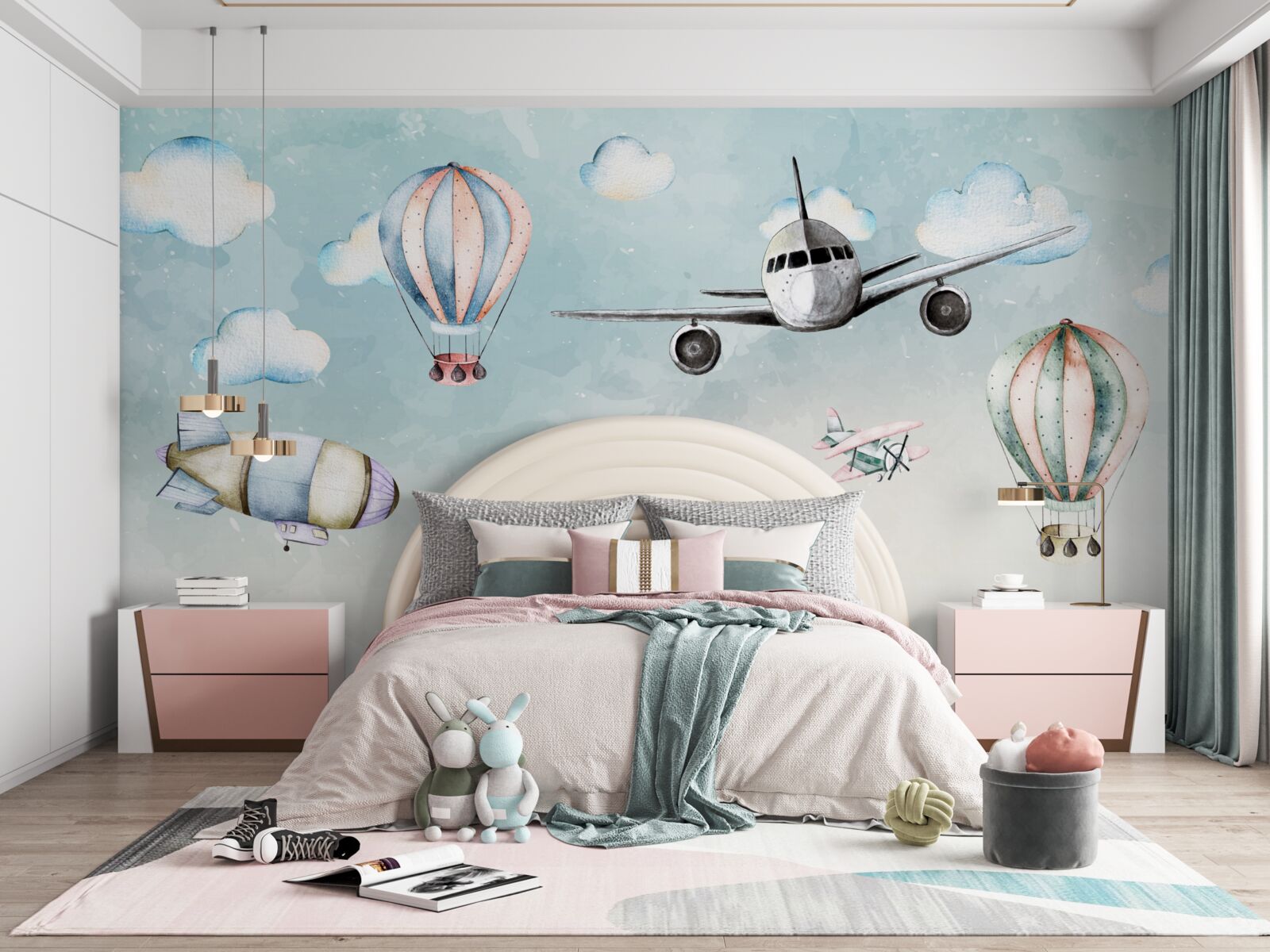 Papier peint les différents types de transport aérien