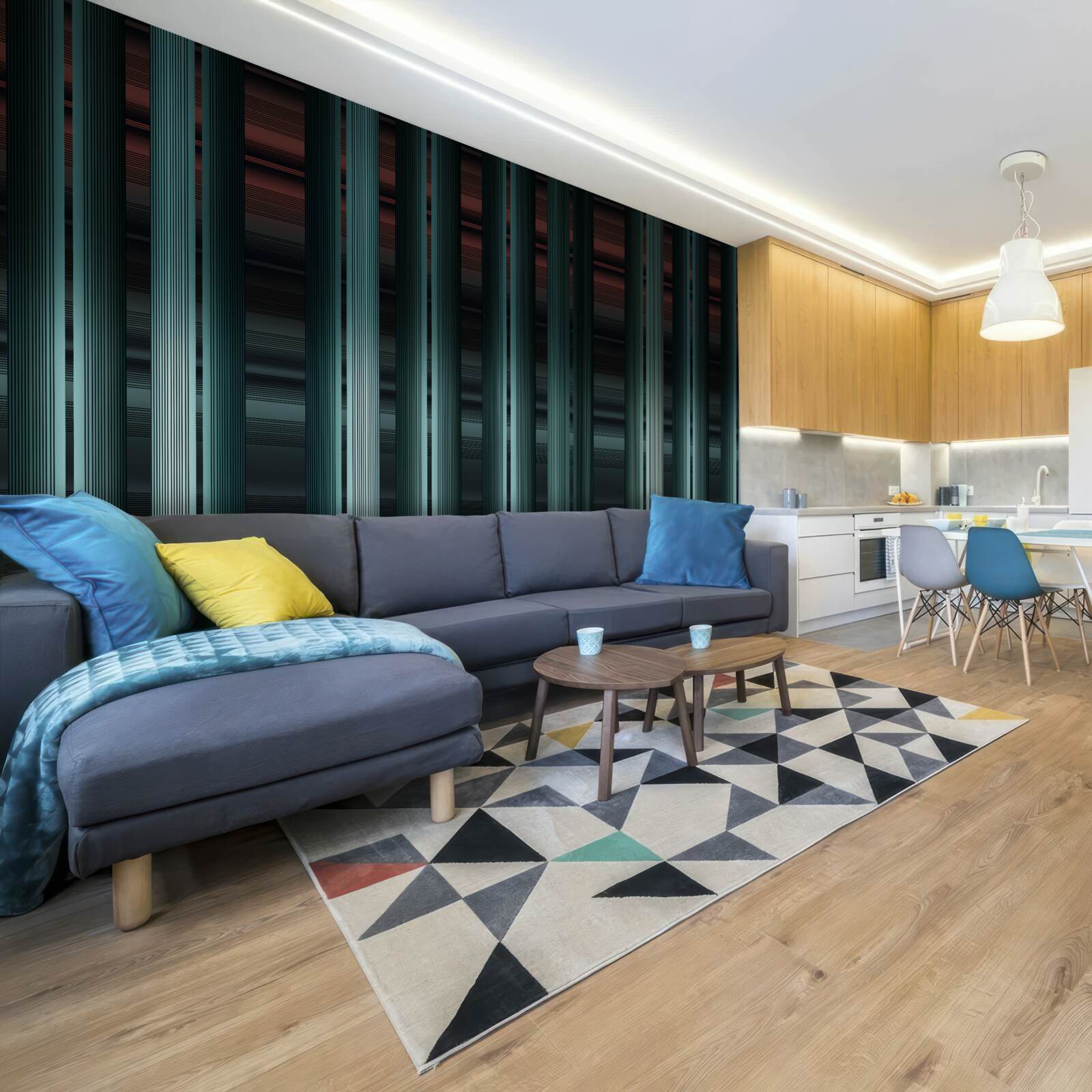 Papier peint bandes verticales de type vectoriel infini