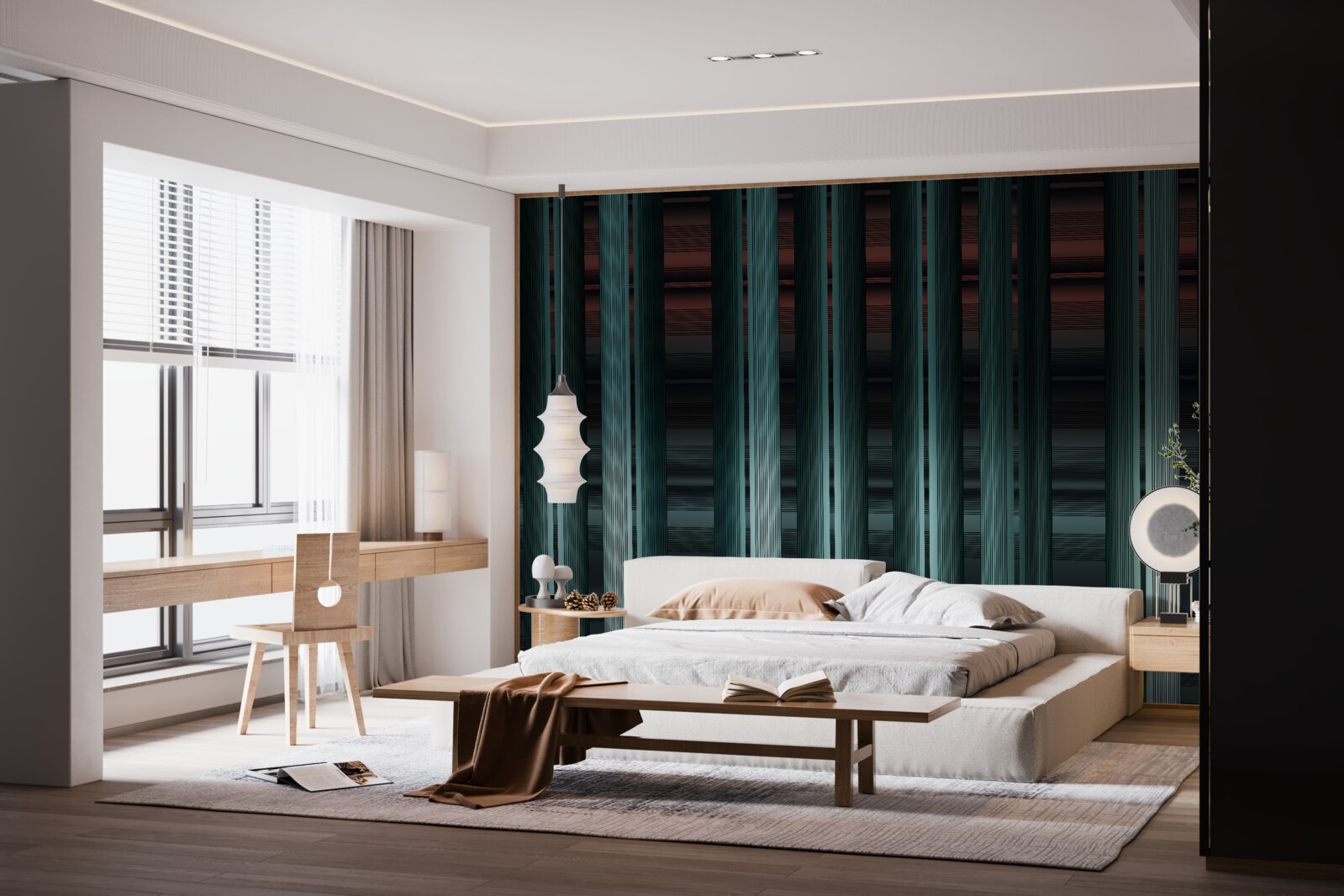 Papier peint bandes verticales de type vectoriel infini