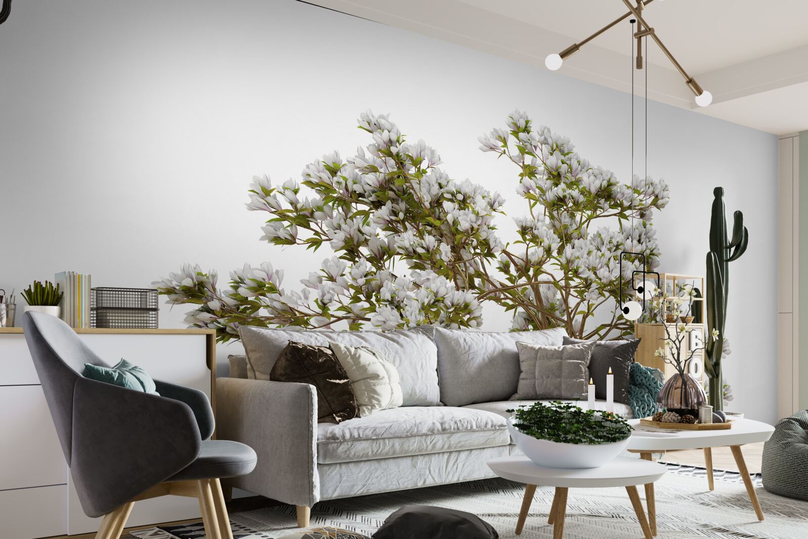 Papier peint un bonsaï solitaire est d'une beauté gracieuse