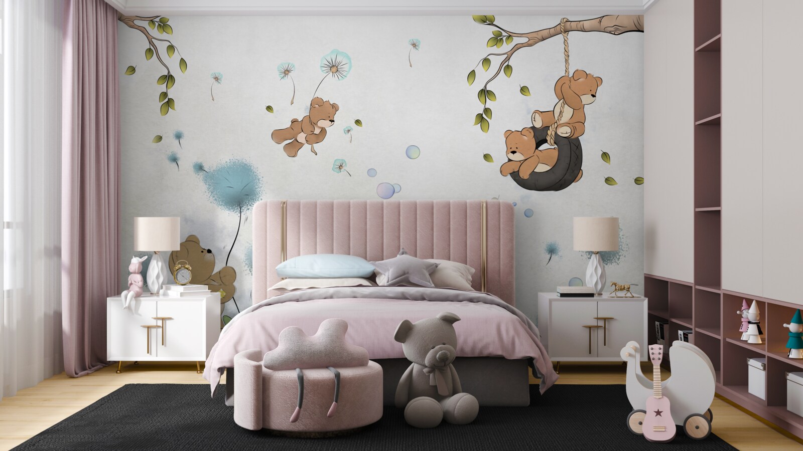 Papier peint jeux pour les tout-petits