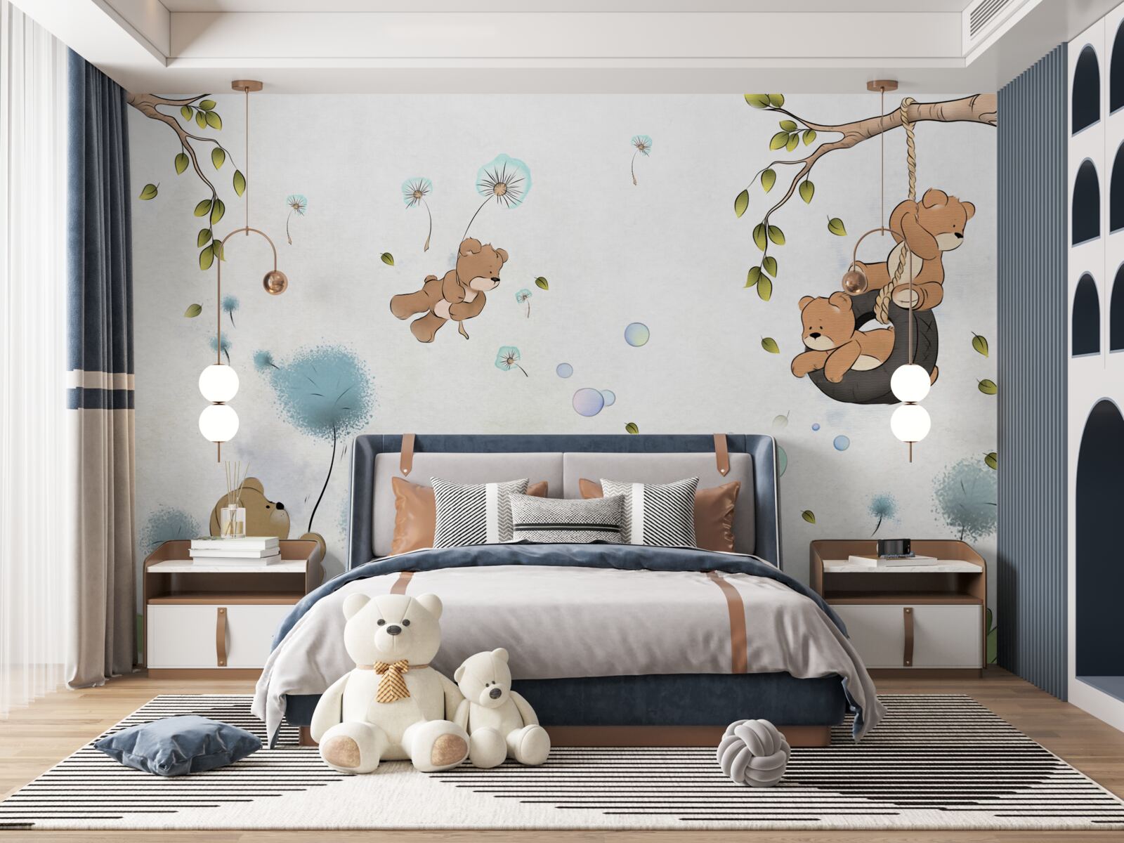 Papier peint jeux pour les tout-petits