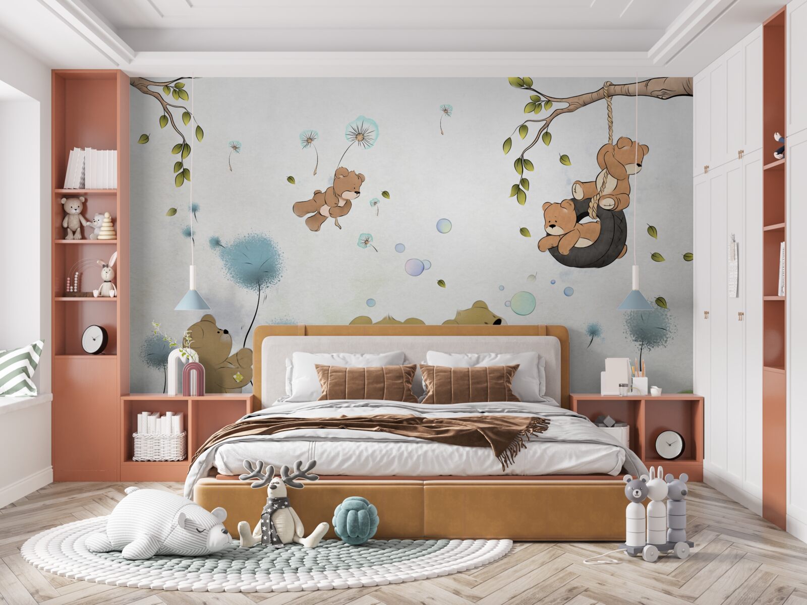 Papier peint jeux pour les tout-petits