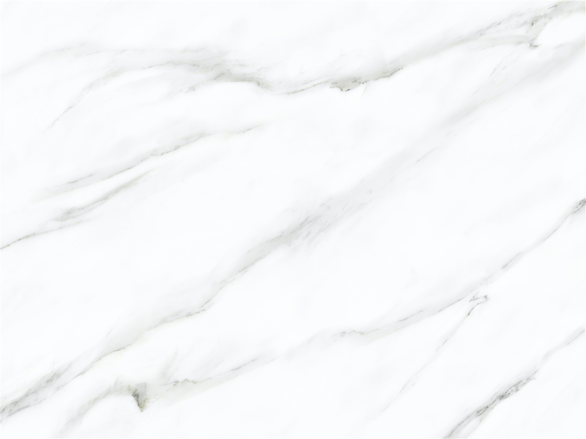 Papier peint Marbre blanc neige avec motifs de vagues grises