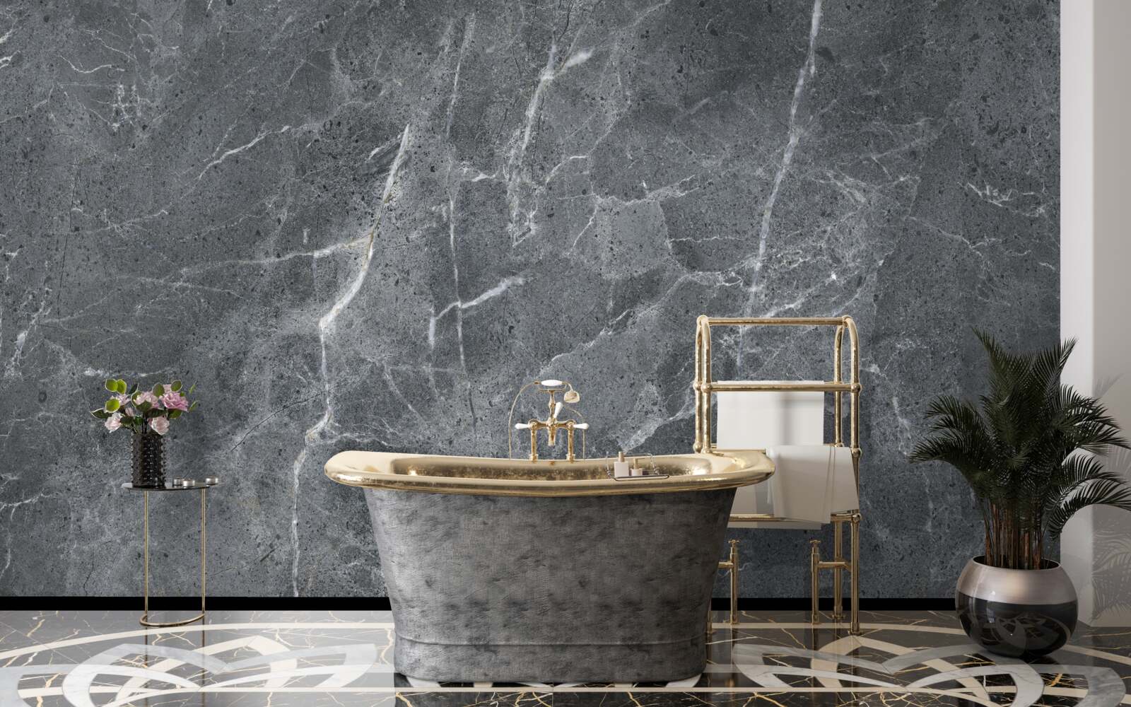 Papier peint des nuages gris pleins de pluie et d'obscurité